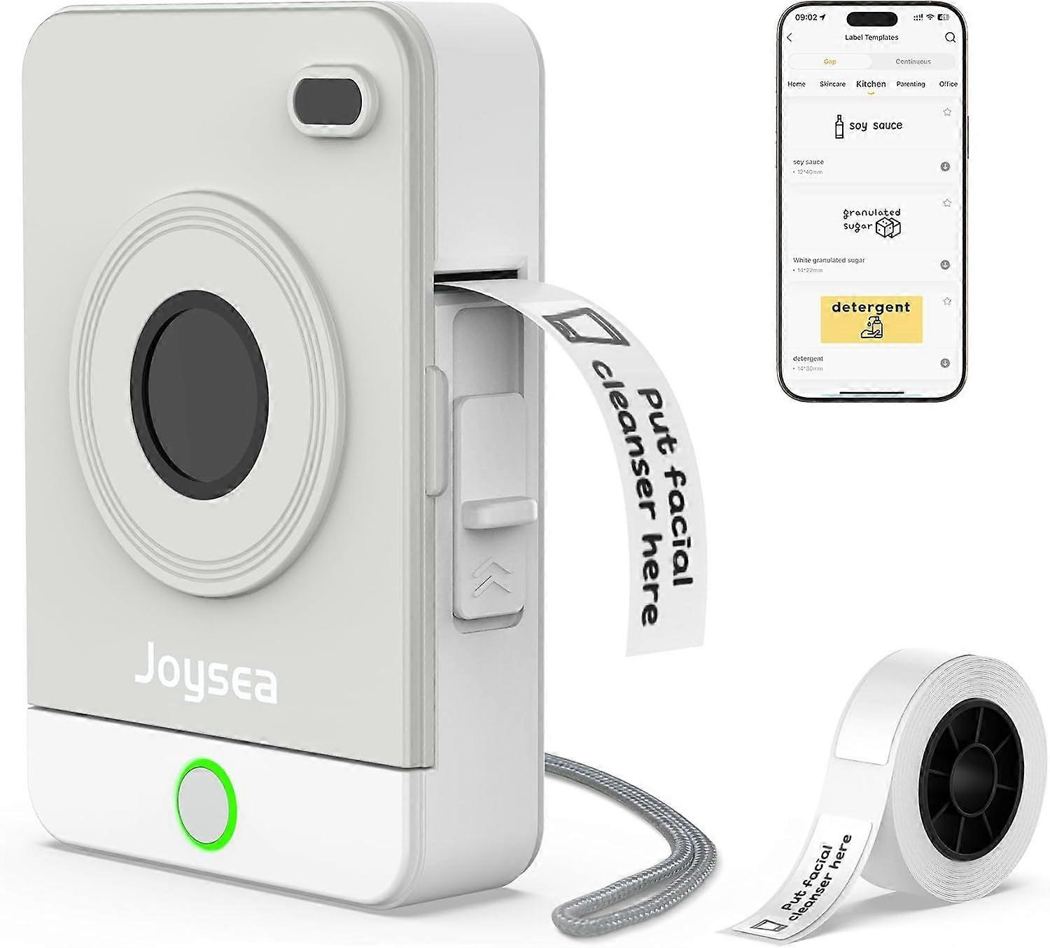 2025 Latest Model Bluetooth Label Maker Machine with Tape, OP1 Thermal Sticker