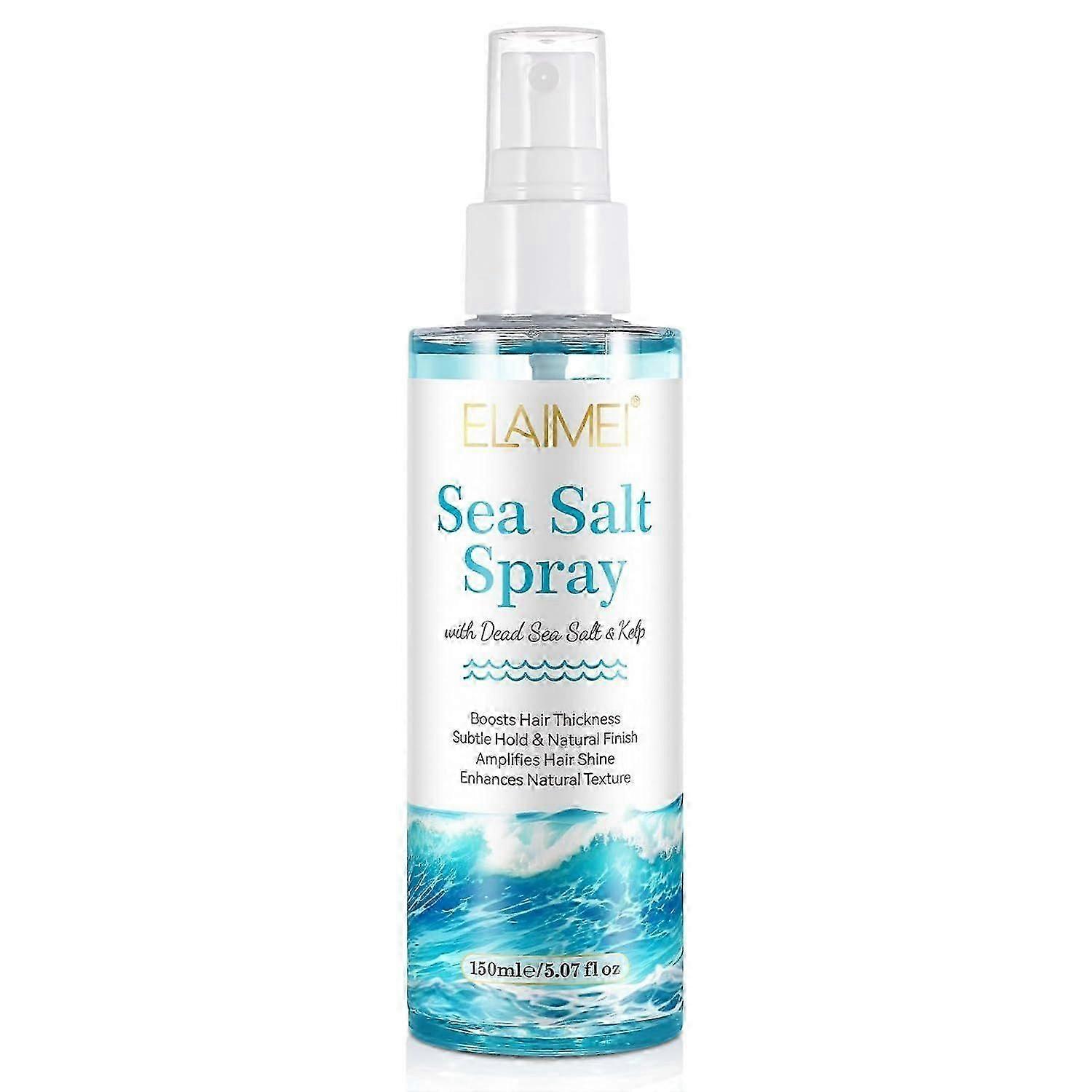 Sea Salt Spray, بخاخ ملح البحر للشعر للرجال - بخاخ ملح البحر للرجال حجم الملمس للشعر، بخاخ ملح البحر للشعر مع عشب البحر، الصبار ومستخلص الطحالب الحمراء، 15