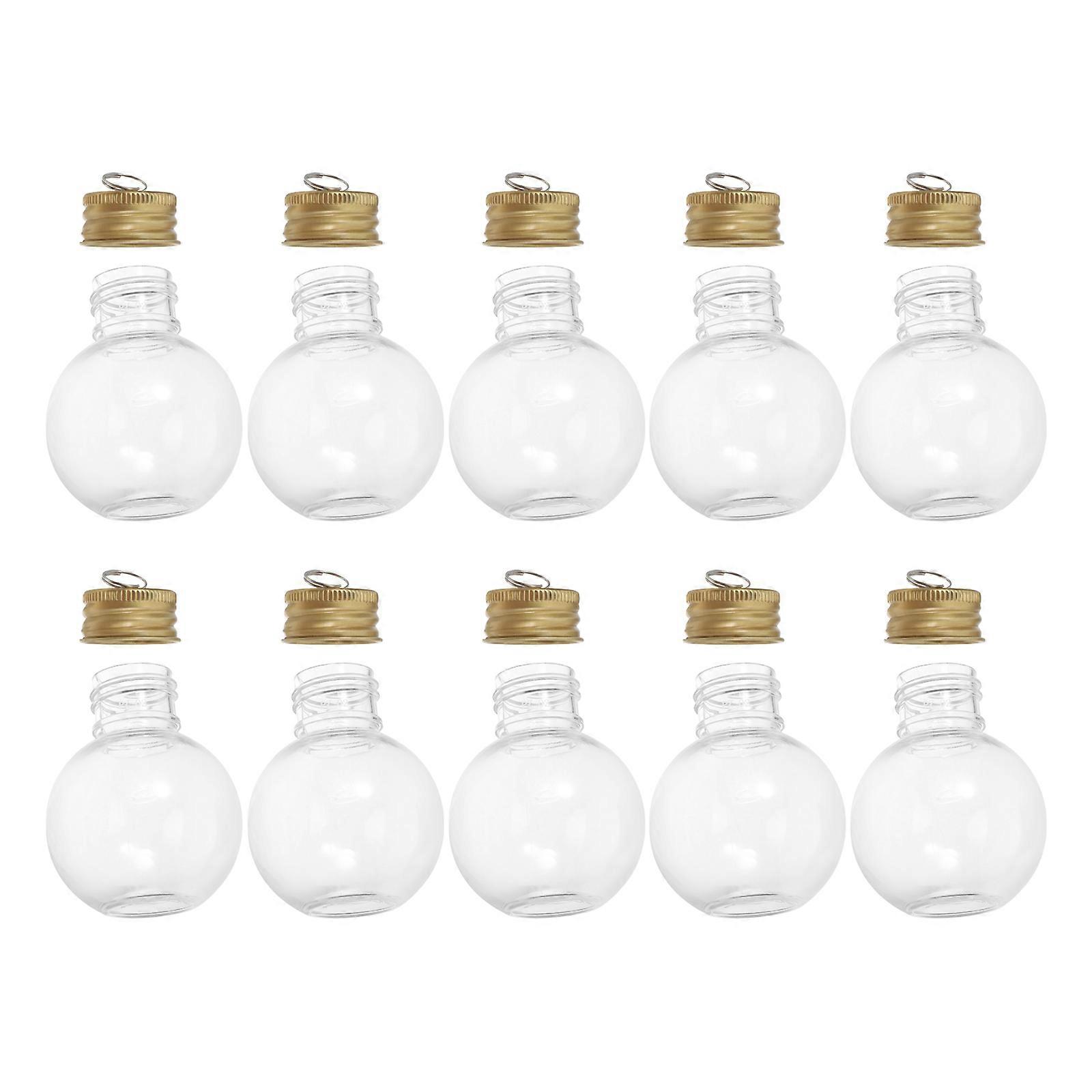 Milk Storage Bottles Bulb Shape Leak-Proof Design 10Pcs