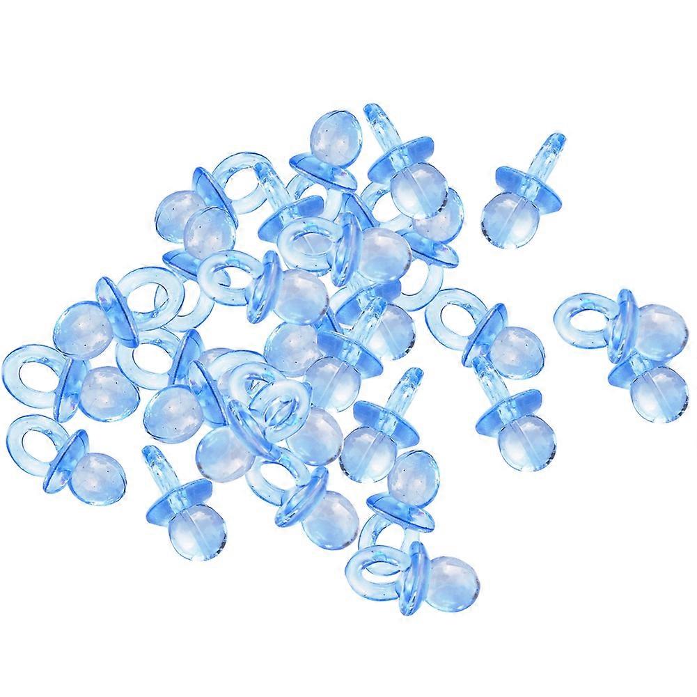 20pcs διαφανής ακρυλική διακόσμηση παιχνιδιών πάρτι γενεθλίων παιχνιδιών παιχνιδιών ντους παίδων (μπλε)