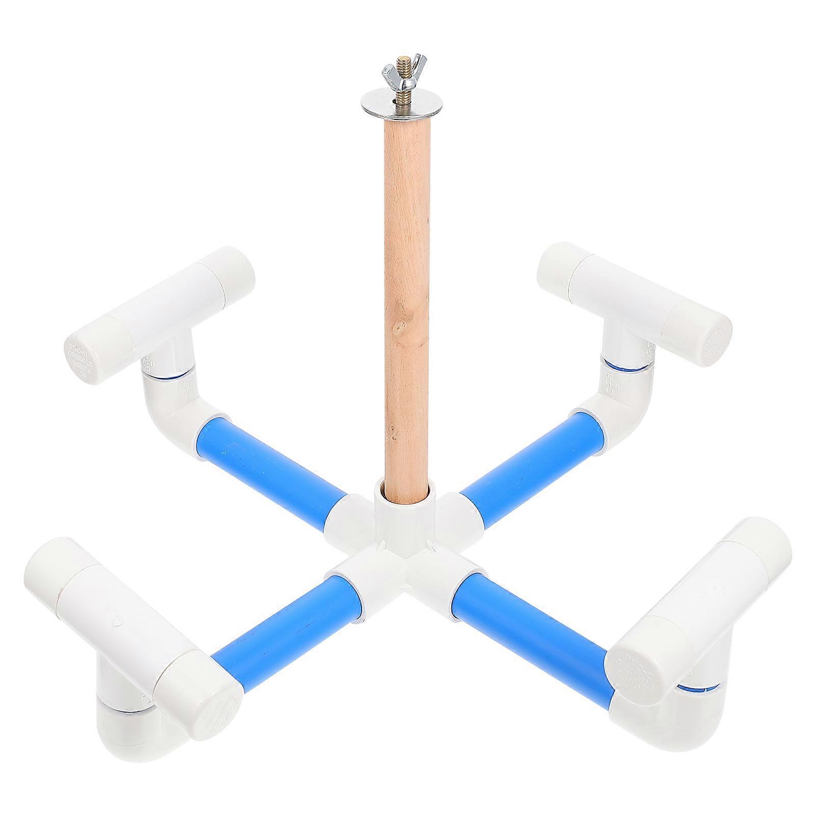 Rotatable Birds Toy for Parrots Plaything Made of Plastic Assorted Color Educational Pet Cage Accessory