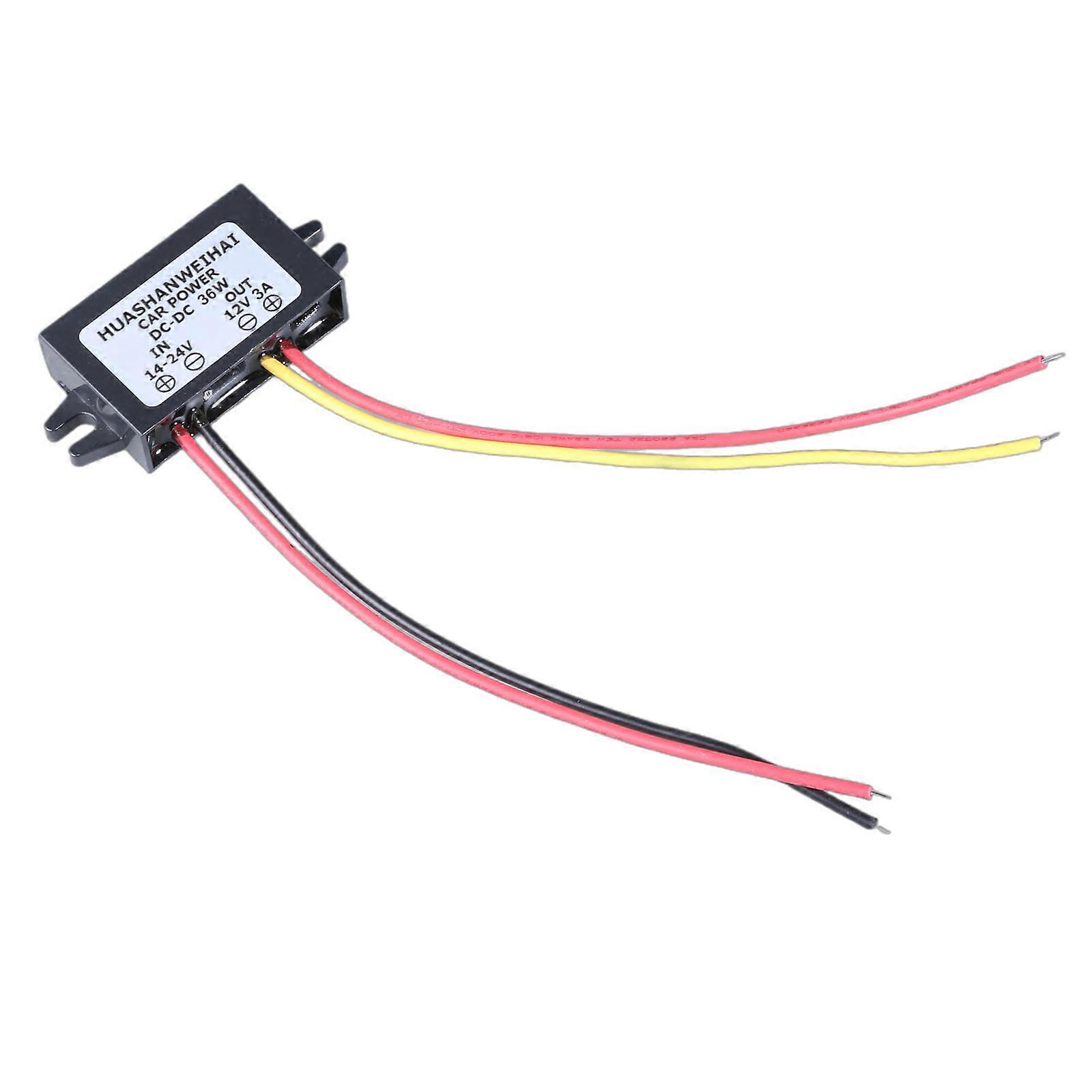 User Friendly DC14V-24V to 12V Output Module Reduce Voltages Regulator Car Power Converters Convenients Power Solution Multicolor