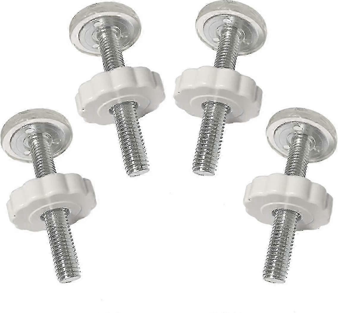 Baby gate pressure accessory - 4 pcs threaded spindle rods walk thru kit