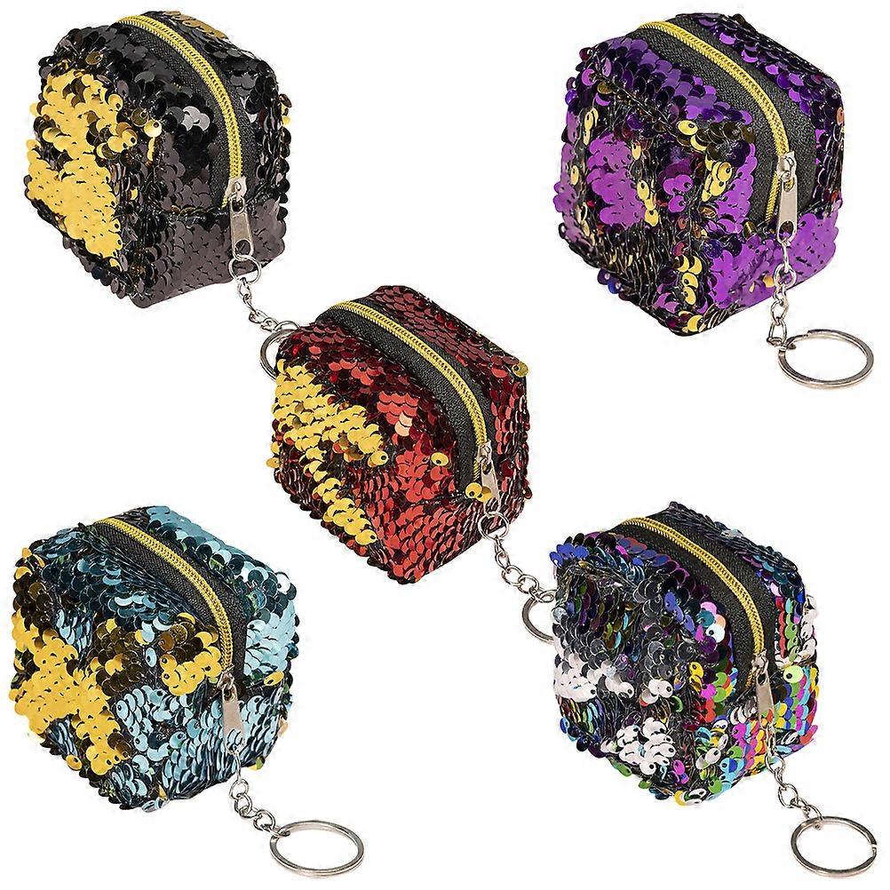 Portable Wallet for Women Made of Cloth and Sequin Assorted Color Small and Lightweight Ideal for Storage Use