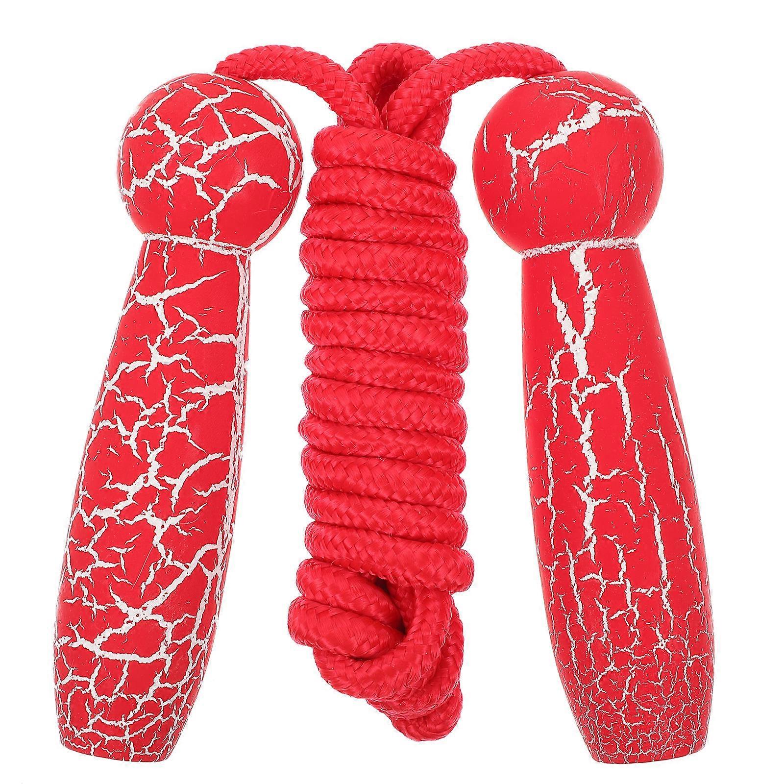 حبل القفز متين خفيف الوزن مع مقابض لممارسة اللياقة البدنية التدريب الرياضي للأولاد