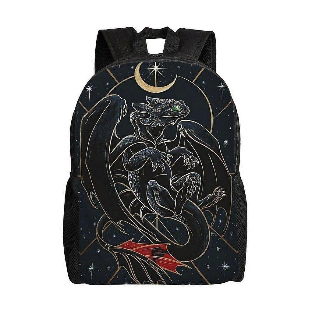 How To Train Your Dragon Versatile Backpack Washable casual style School Student Backpack Trendy Oxford Cloth Computer Bag Unisex-hjka3079