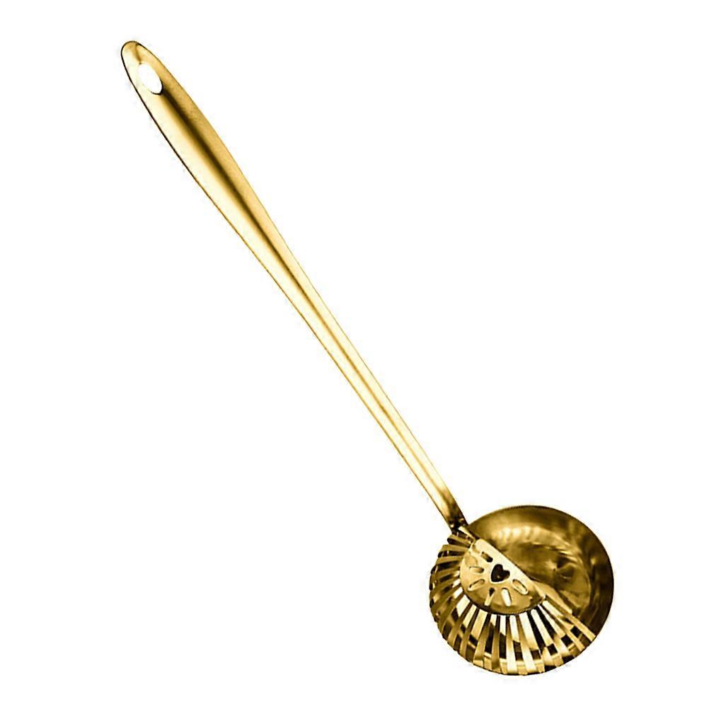 Stainless Steel Ladle Spoon Long Handle For Restaurant Use Serving Food 31X8X1.83CM Practical Use 1Pack