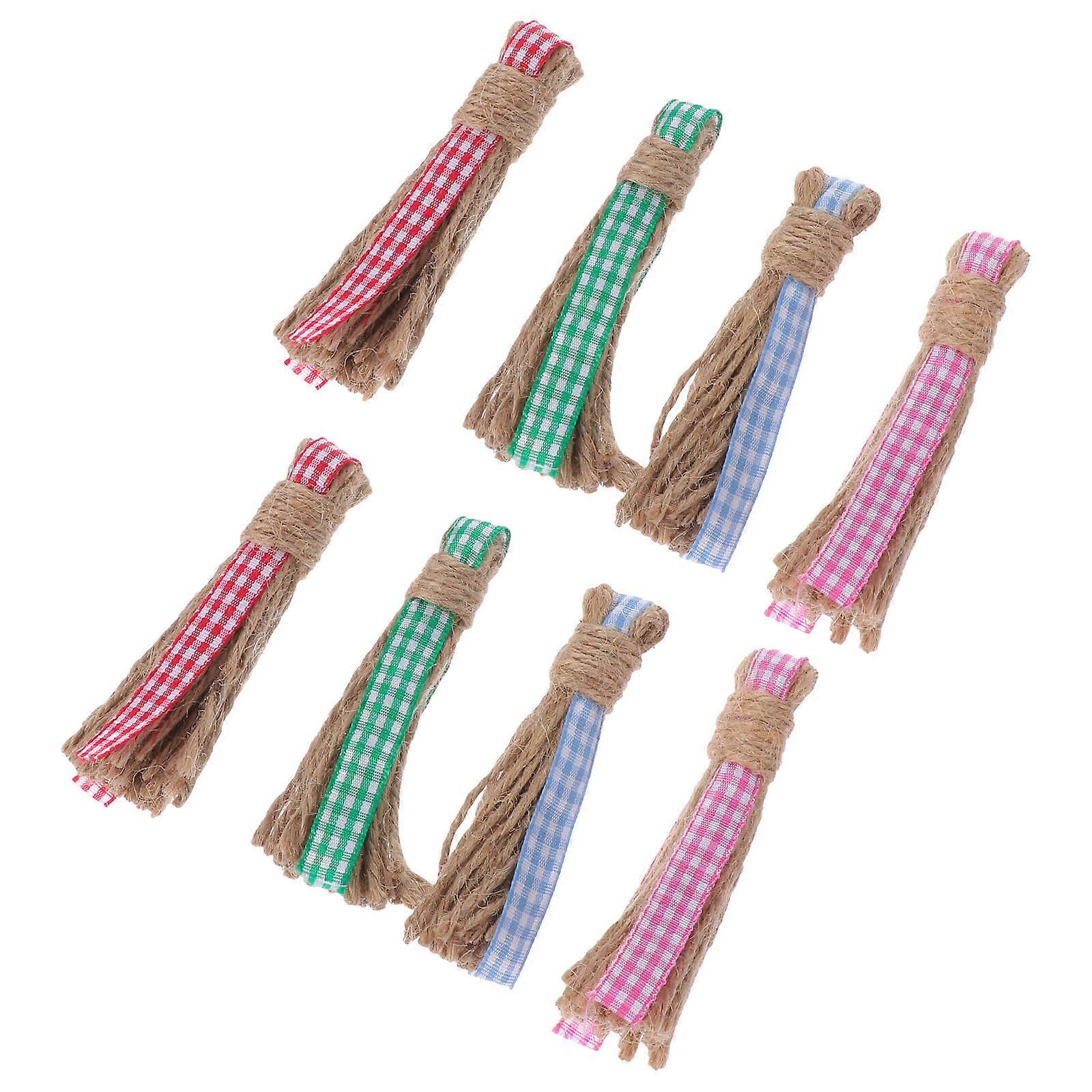 8Pcs Thick String DIY Art Crafting Supply With Assorted Color Suitable For Gifts And Home Decorations