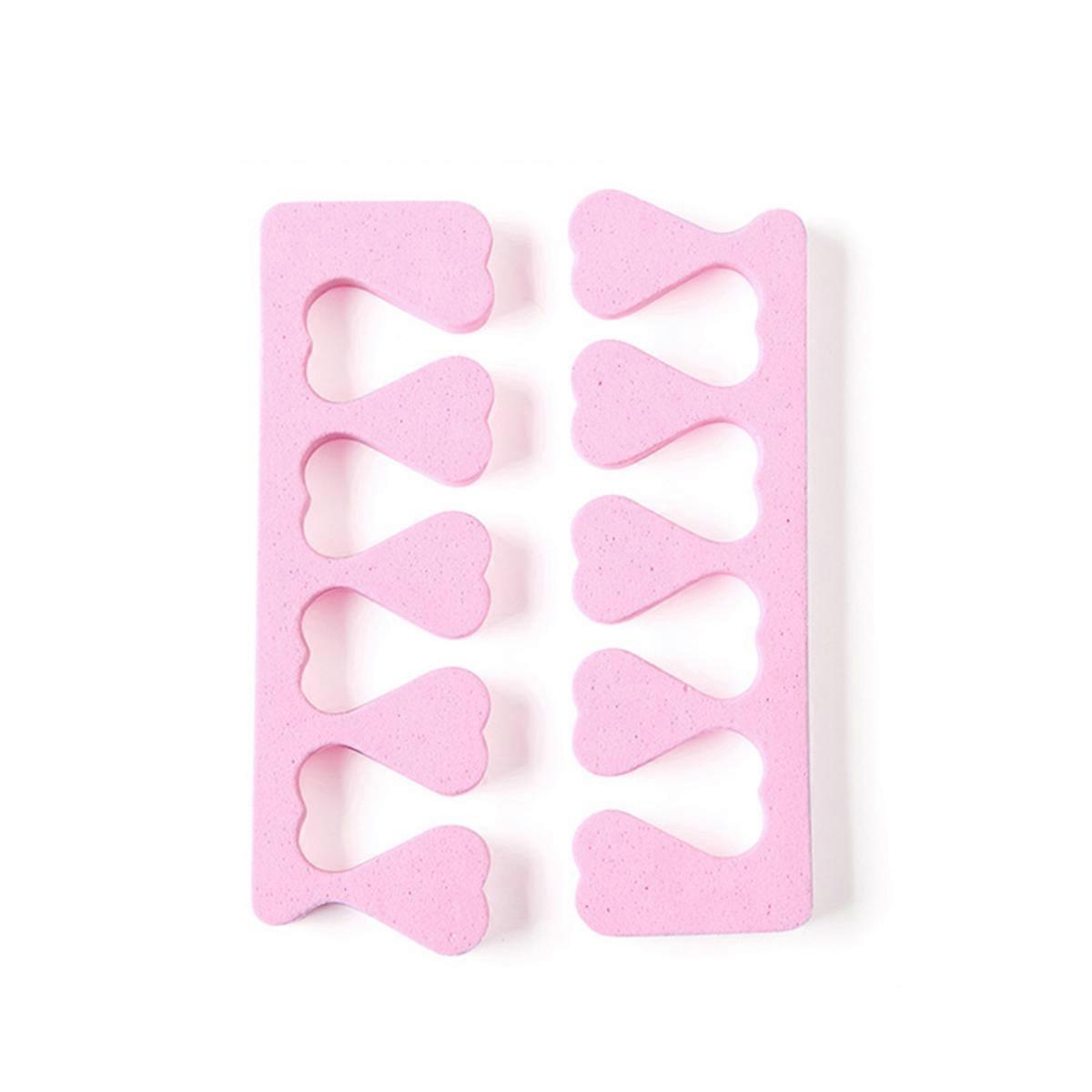 Pink Foam Toe Separators for Nail Art Pedicure Made of for Comfortable Use