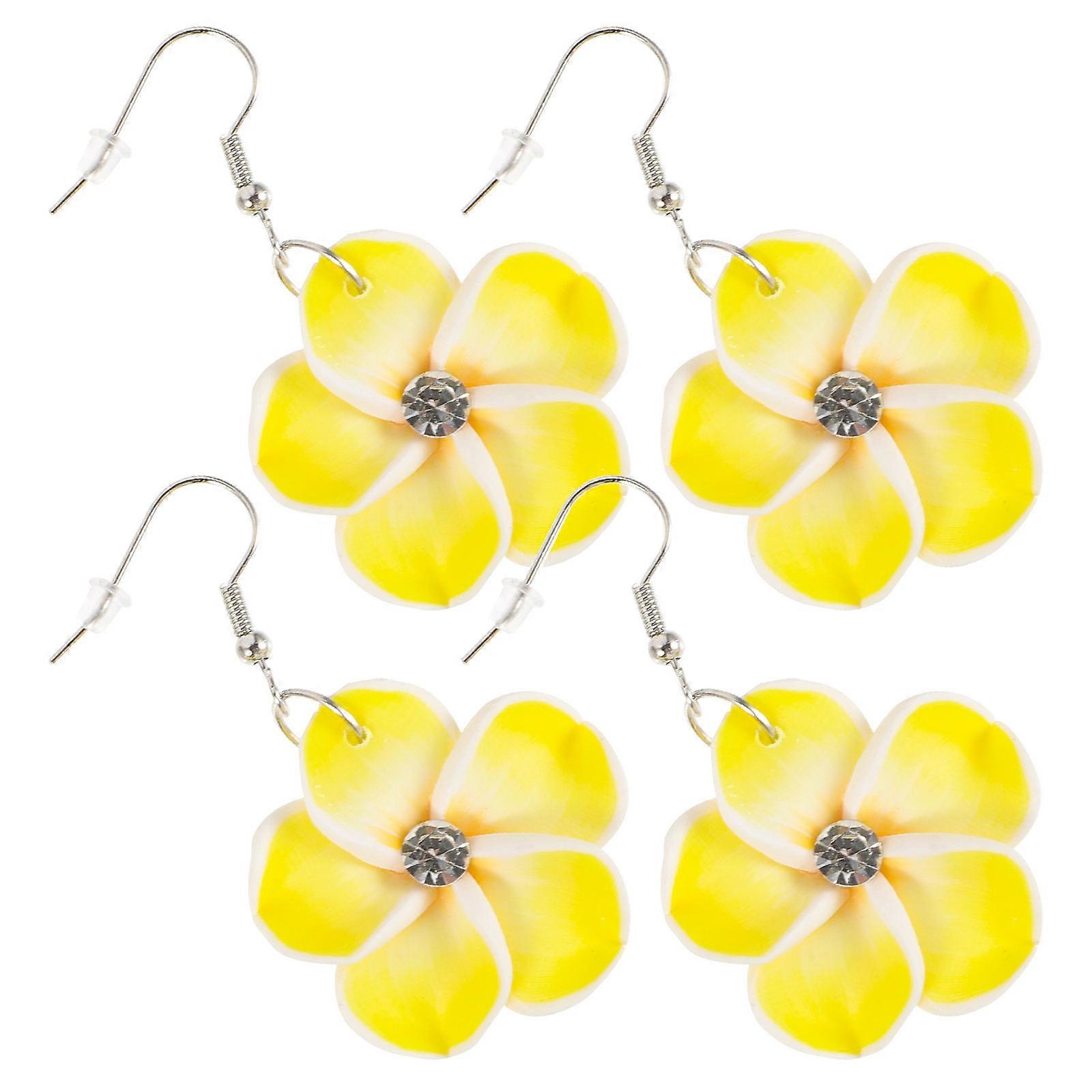 Here's a refined and engaging product description for your **2 Pairs Bohemia Style Flower Pearl Earrings**:
✨ **2 Pairs Bohemia Style Flower