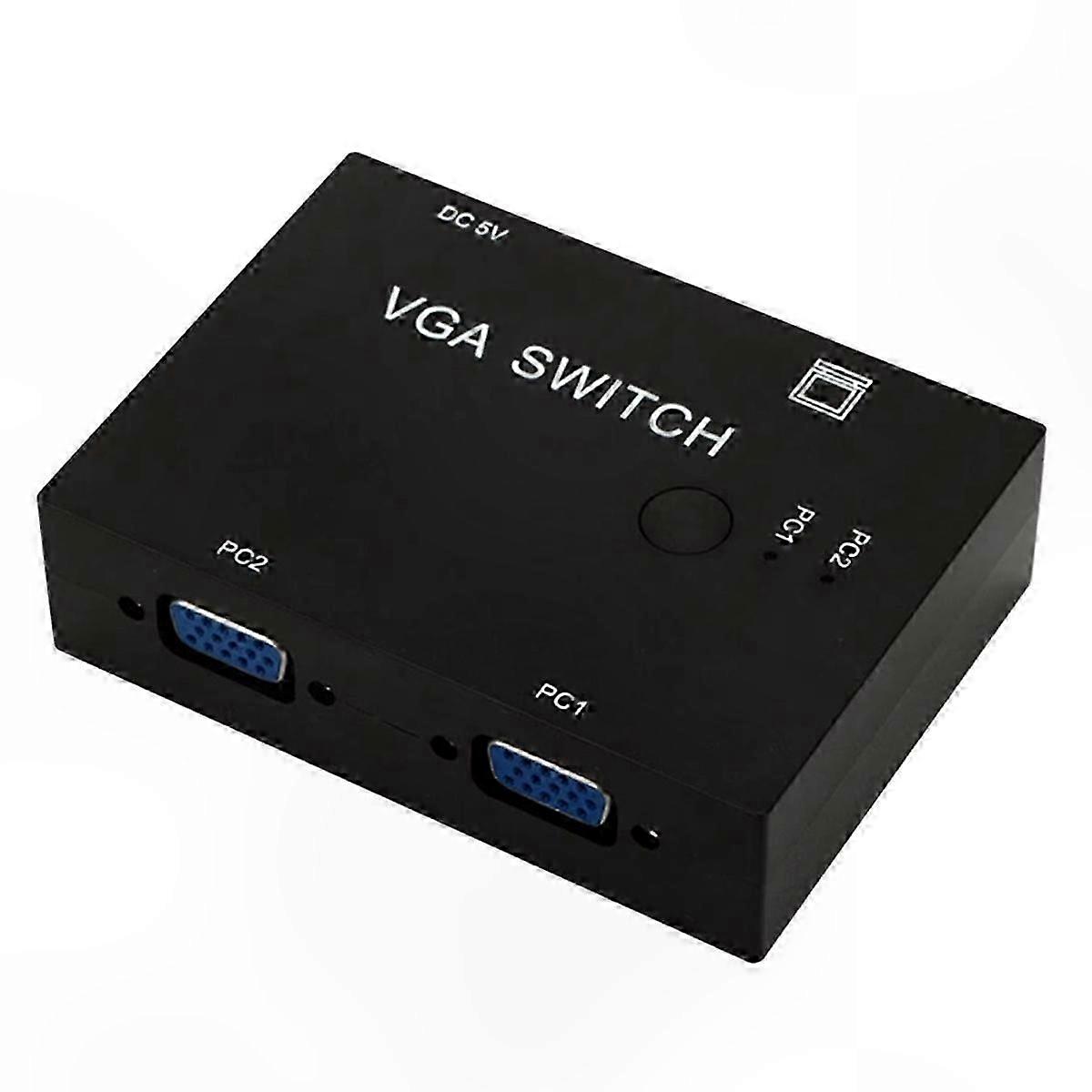 2-Port VGA Switch with Video Conversion Capability