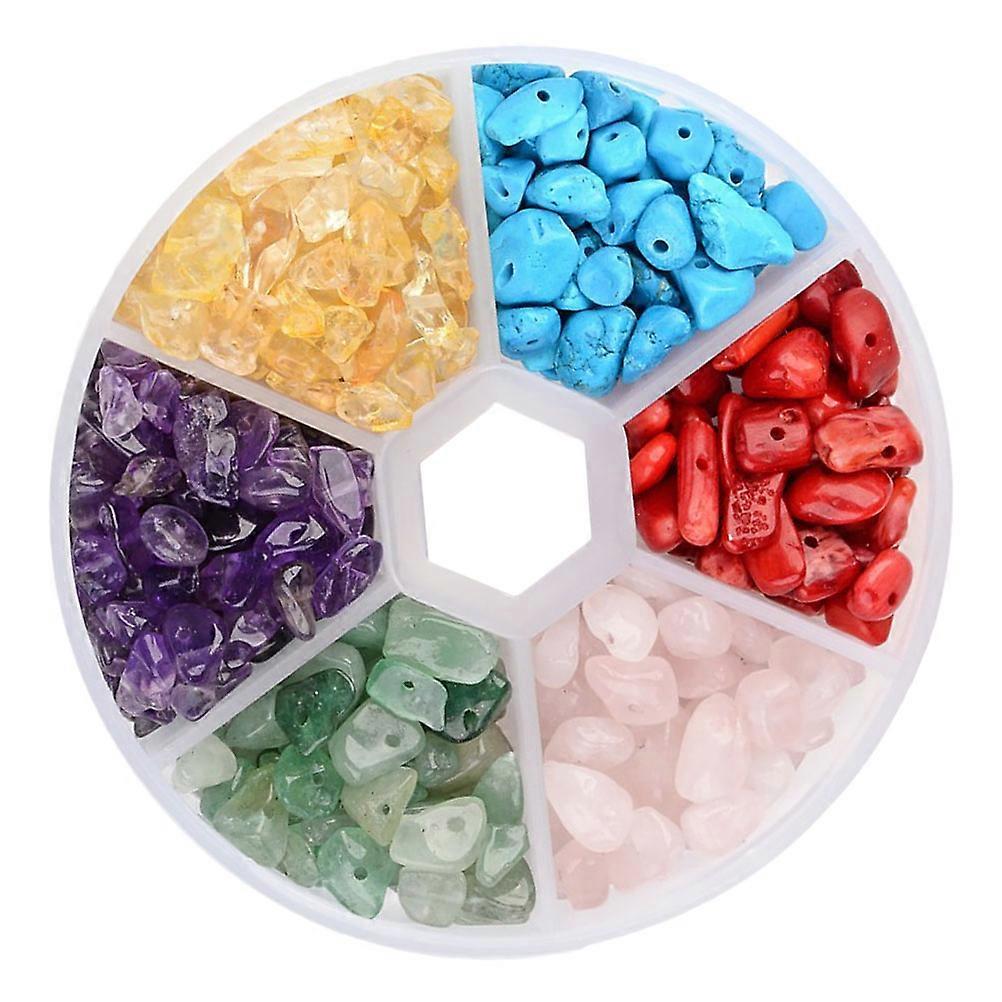Colorful Stone Beads for DIY Making Multi-color Jewelry Supplies 1 Box