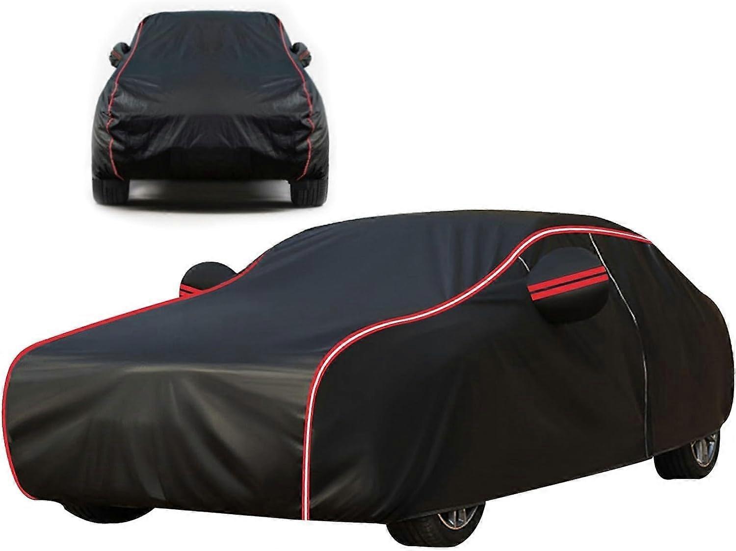 Car Cover For BMW 1 Series Coupe E82 2004-2013 Waterproof Breathable UV Dustproof Windproof Black Red