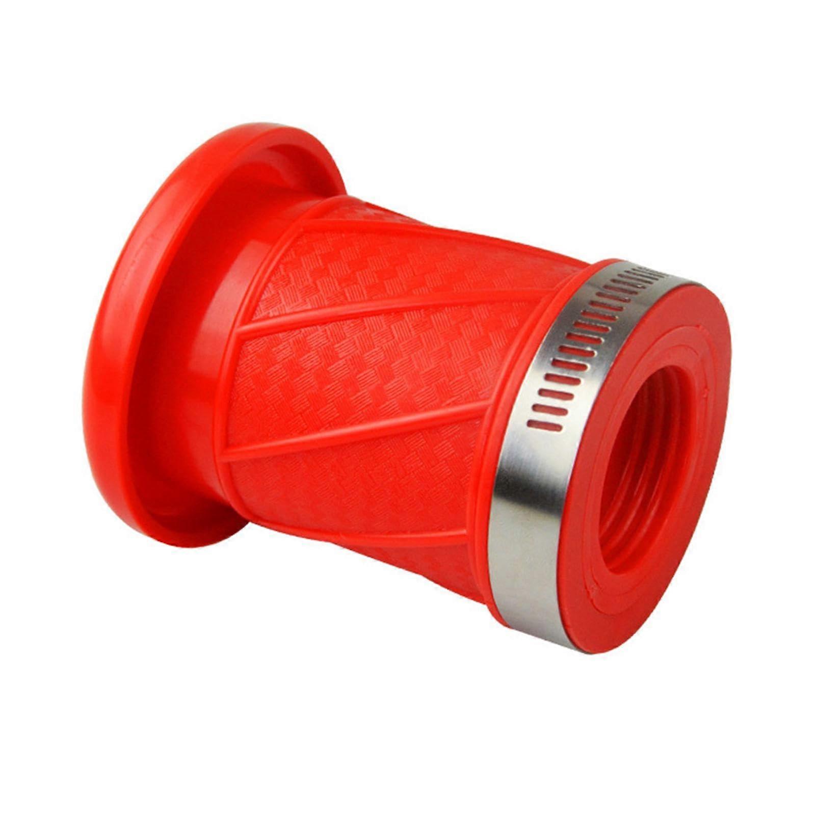 Intake Pipe Intake Manifold Carburettor Adapter for Motorcycle, Red Replacement Pipe Compatible with Various Models