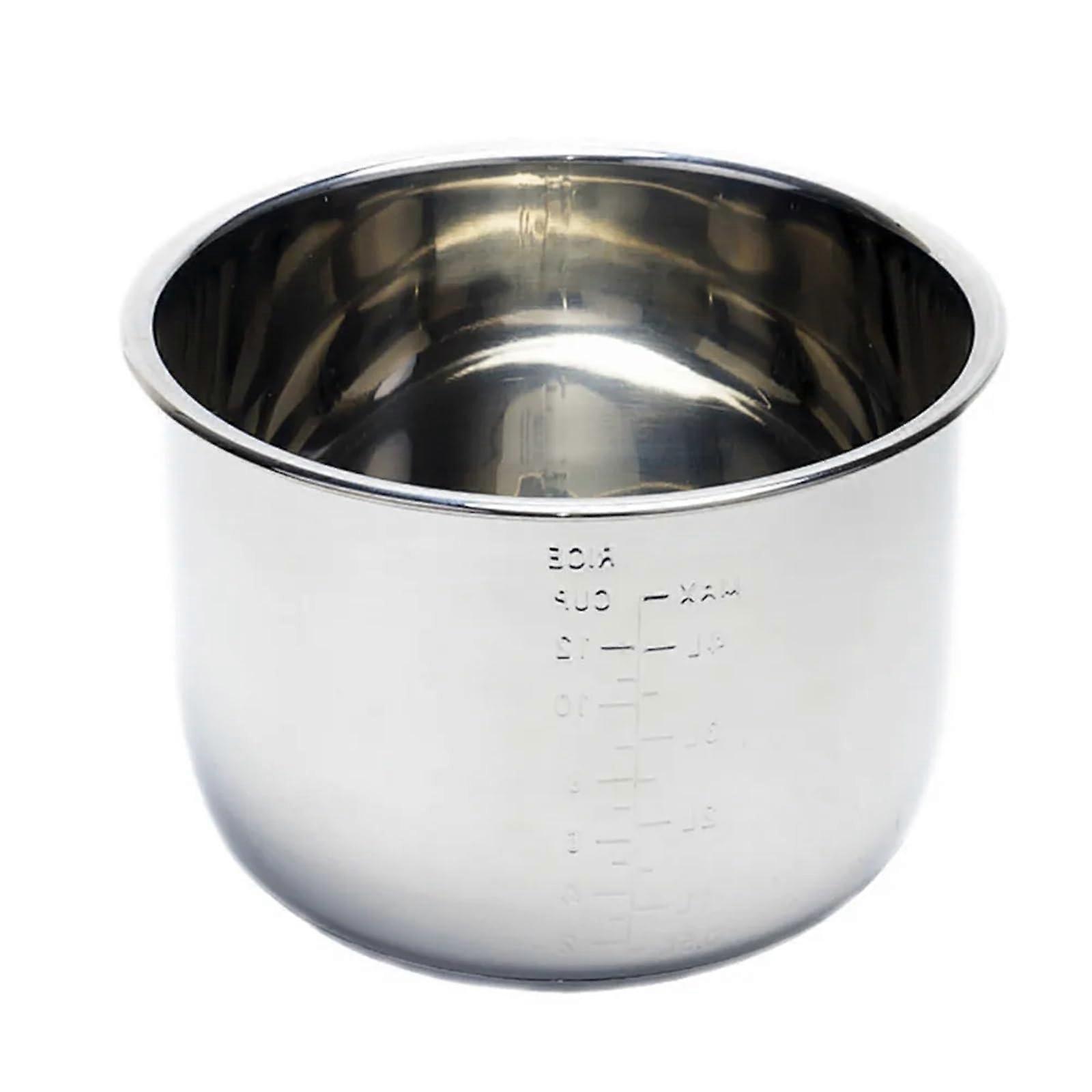 不锈钢电饭煲内衬 8L 双底锅,适用于家庭厨房 8L108.5181mm