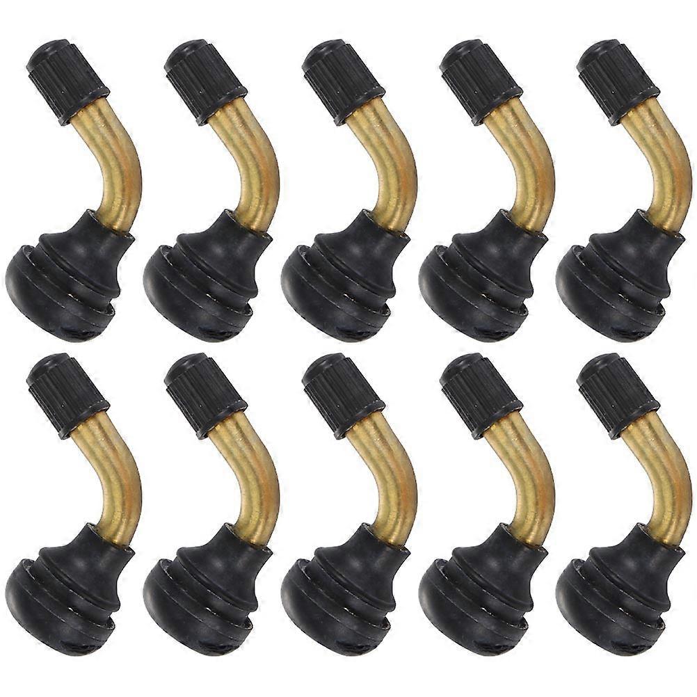 Motorcycle Tire Valve Stems For ATV And Moped Assorted Color Replacement 10Pcs High Reliability