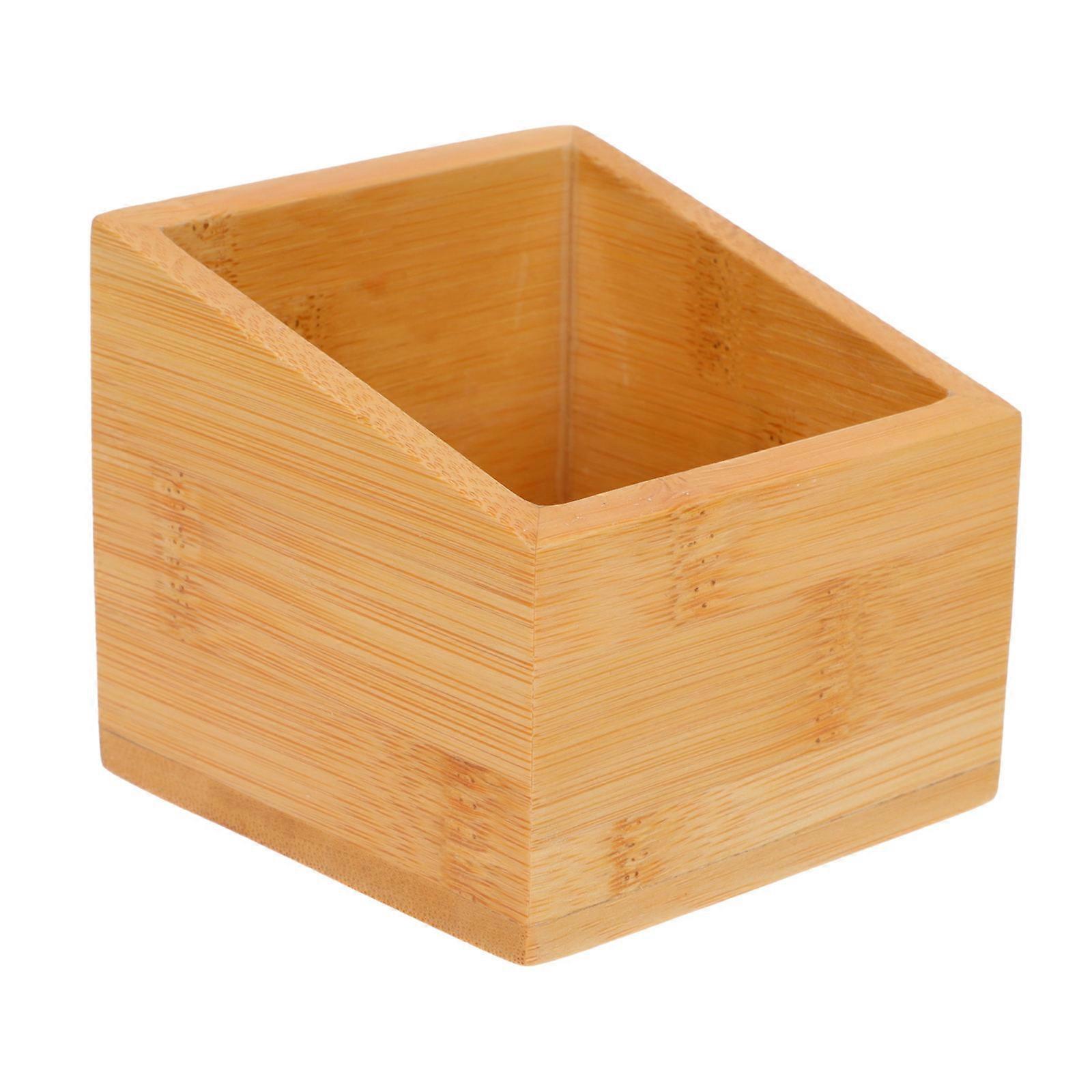 Wooden Tea Storage Box for Tea Bags, Sugar Bags, and Essentials – Multi Functional Case with Elegant Design for Home, Hotel, and Restaurant Use