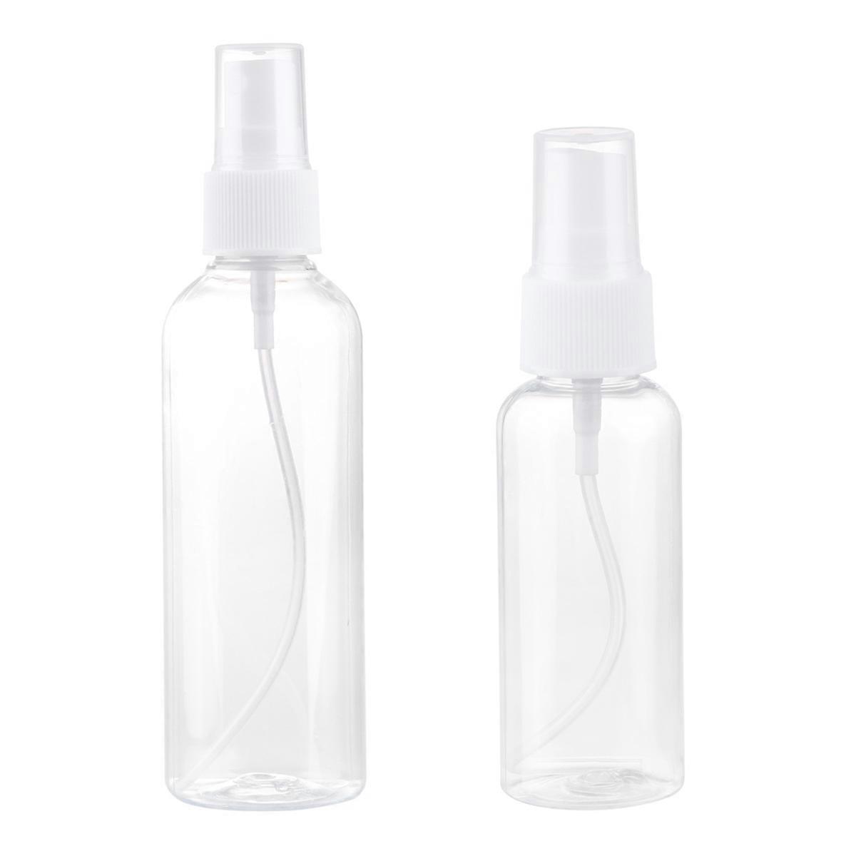 Efficient 10Pcs Plastic Spray Bottles for Makeup and Travel with Refillable Function Ideal for Outdoor Activities and Cosmetics Storage
