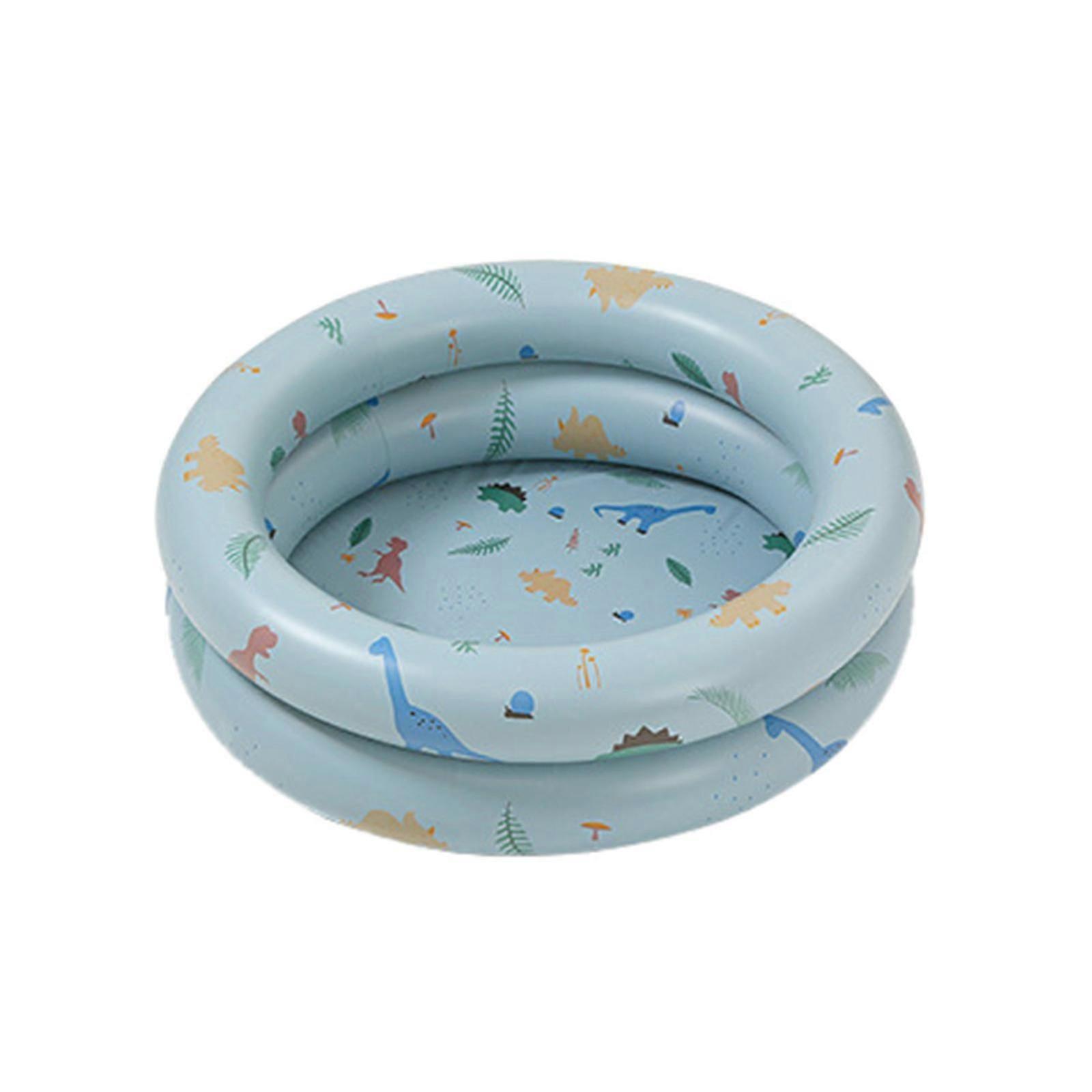Baby Pool,Float Kiddie Pool Inflatable Baby Swimming Pool with 2Rings Indoor Outdoor Water Game Play Center for Toddlers 120cm