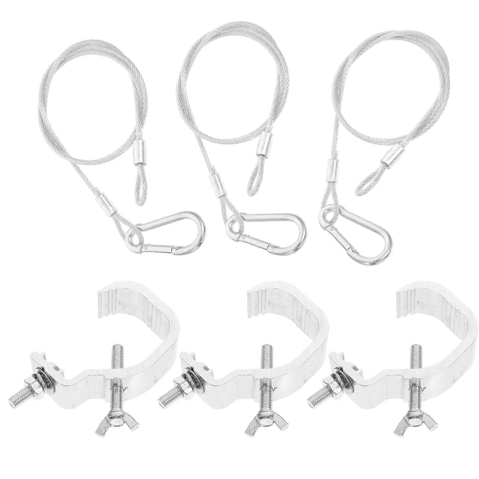 Truss Light Clamp 3 Sets Single Buckle Design Suitable For Events Ensuring Safe Suspension Of Lighting Fixtures