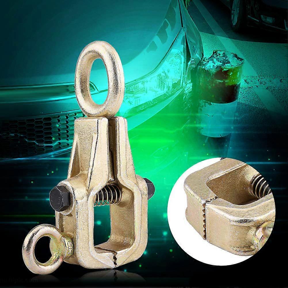 5ton plate, straight, selfclamping frame grips, auto body pull clamp for confined spaces