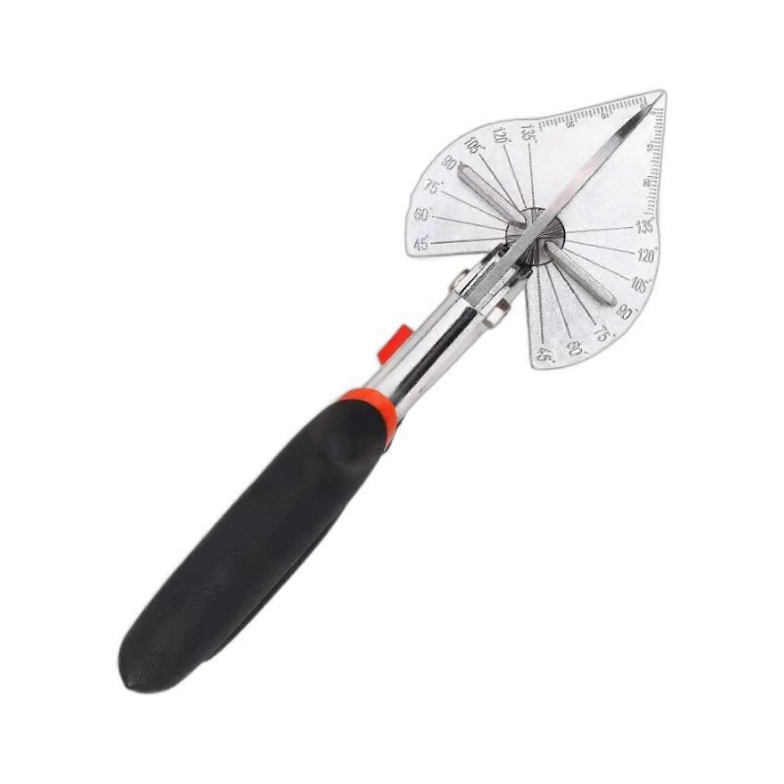 Shear Cutter Ergonomic Lightweight 45/135 Degree, Multifunctional Scissors For DIY Projects, Black Handle