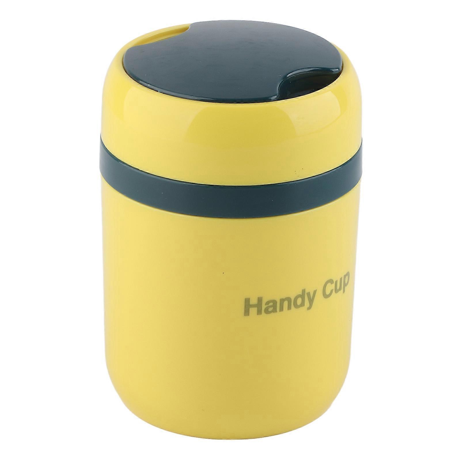 500ml Insulated Soup Container 9x12.5cm Double Wall Jaune Bleu