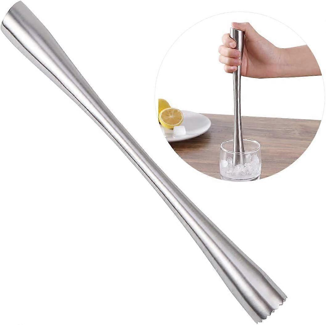 Silver Cocktail Muddler - Bartender Tool