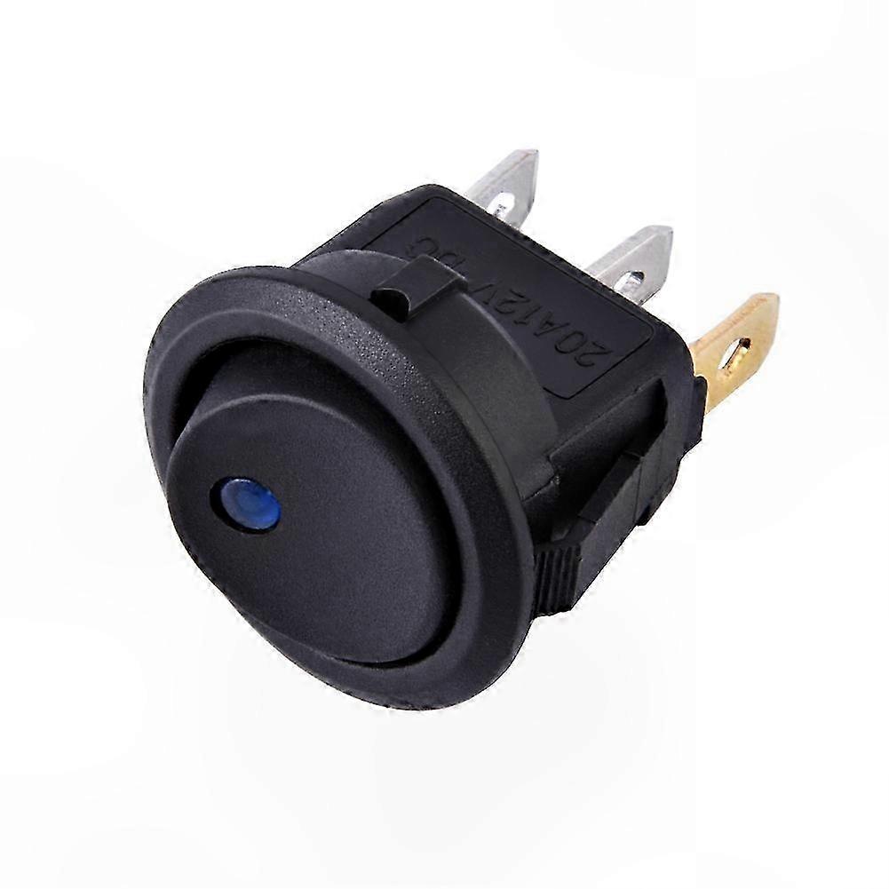 12V SPST On/Off Round Switch for Automotive Dash Boat Light Applications