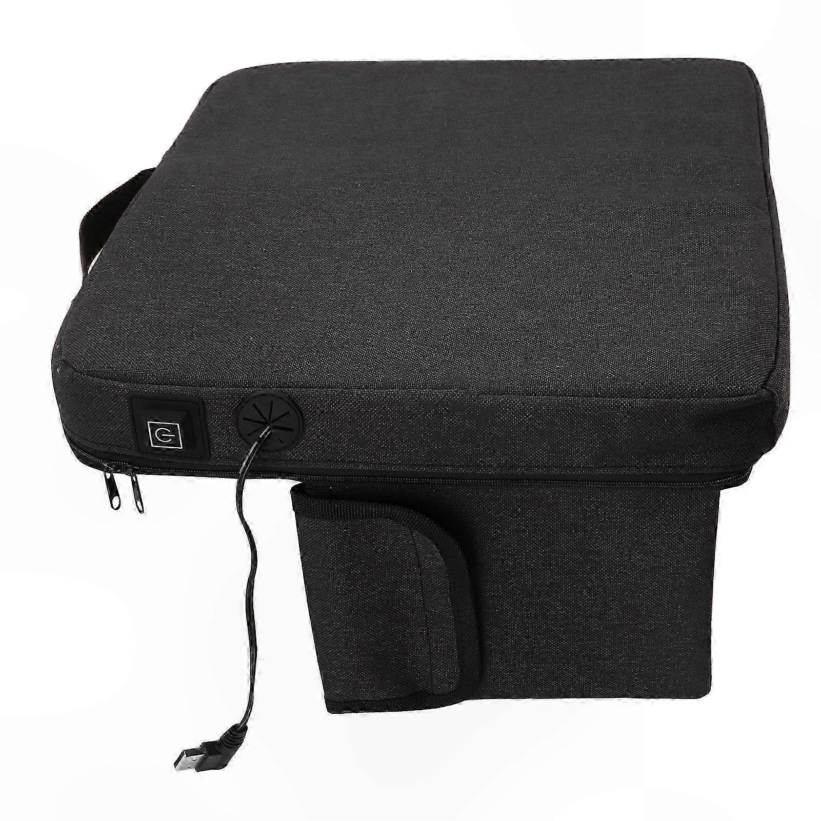 USB-Powered Heating Cushion with 3 Adjustable Gears for Outdoor Camping and Stadium Use
