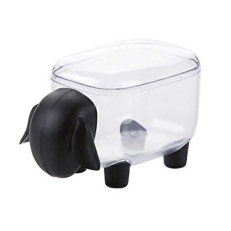 Perfume Organizer Desktop Storage Box with Cover Transparent Cosmetic Box (Black) Ref: 3334