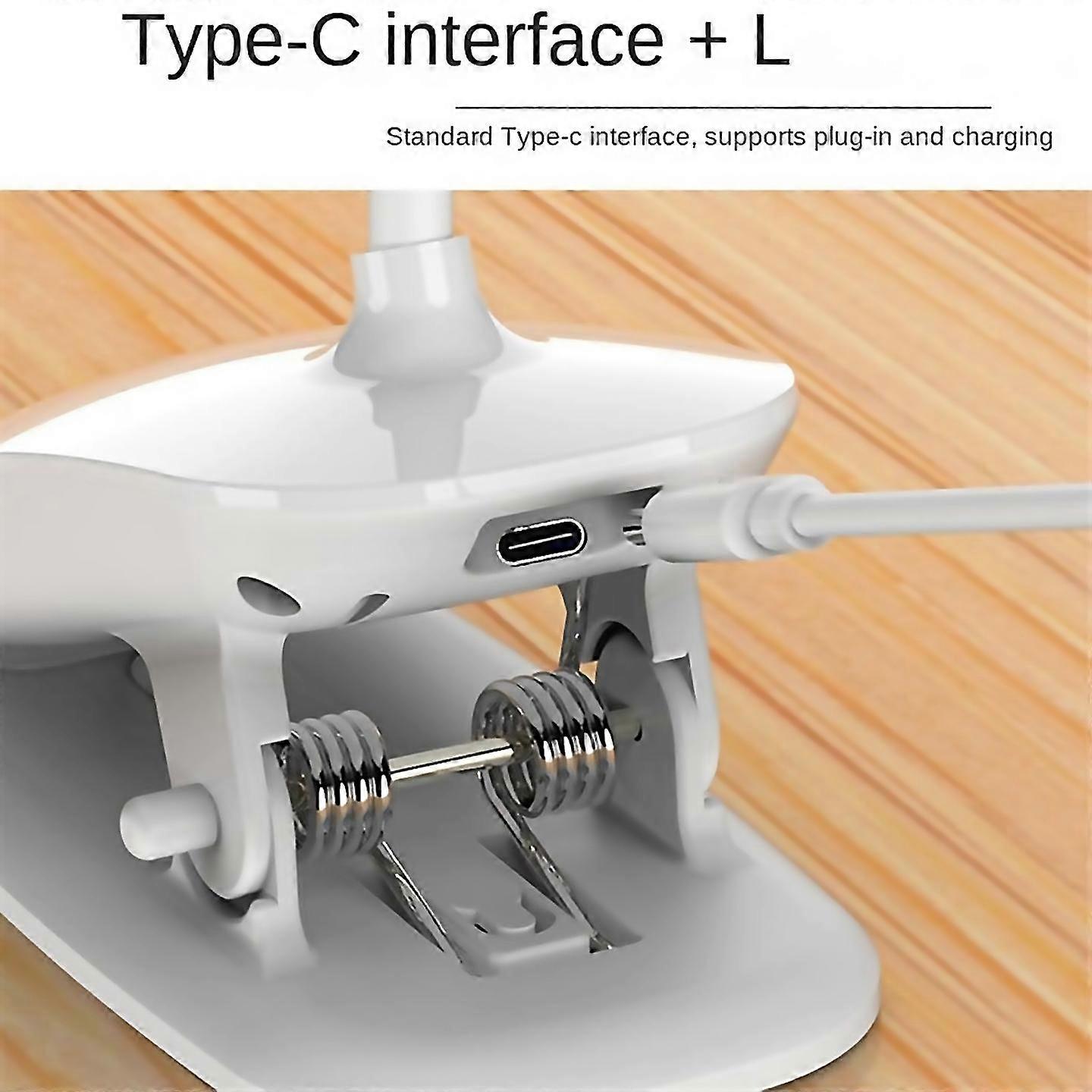 Pour lampe de lecture LED avec clip Lumières rechargeables USB 3 modes de couleur