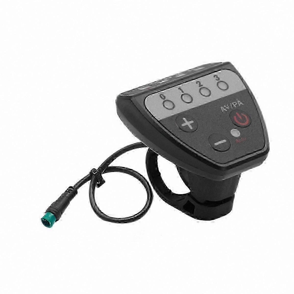 Ebike LED Control Panel with 36V-48V Support and Waterproof 5-Pin Connection