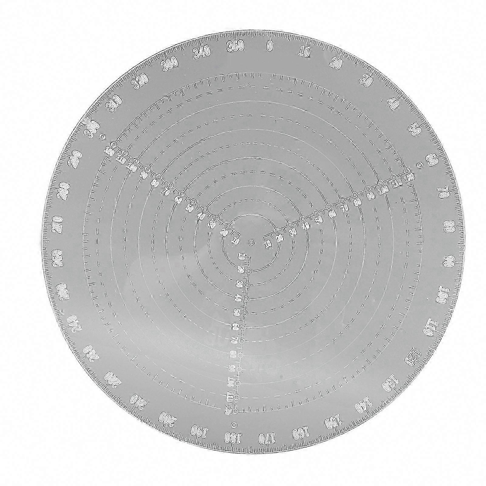 2025 Round Center Finder Compass 300mm, 10-150mm Radius Circle Drawing Tool for Lathe and Wood Turner