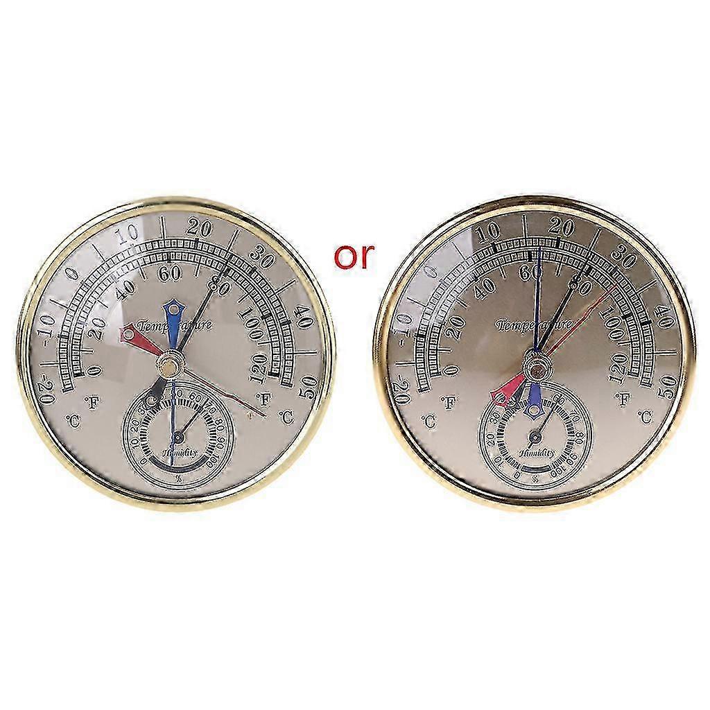 5" Min Max Thermometer Hygrometer Wall Mount Hanging Analog Tempera...