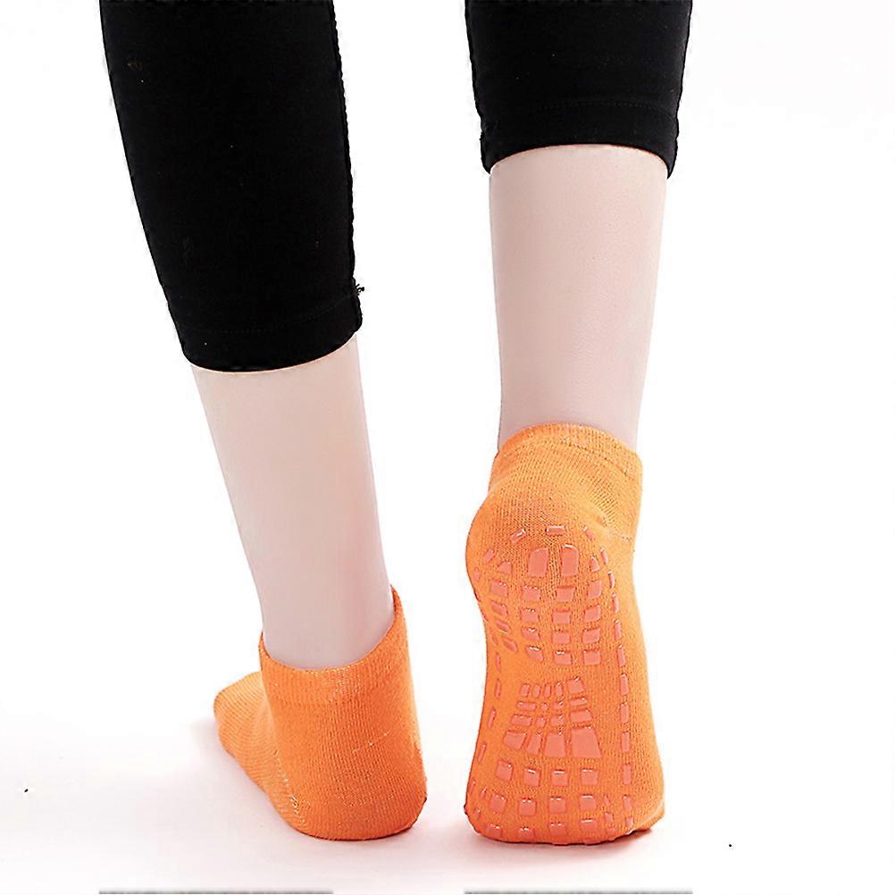 20 Pairs Trampoline Socks Non Slip Floor Socks Cotton Yoga Socks Unisex Sports Socks Size 37 41 Random Color