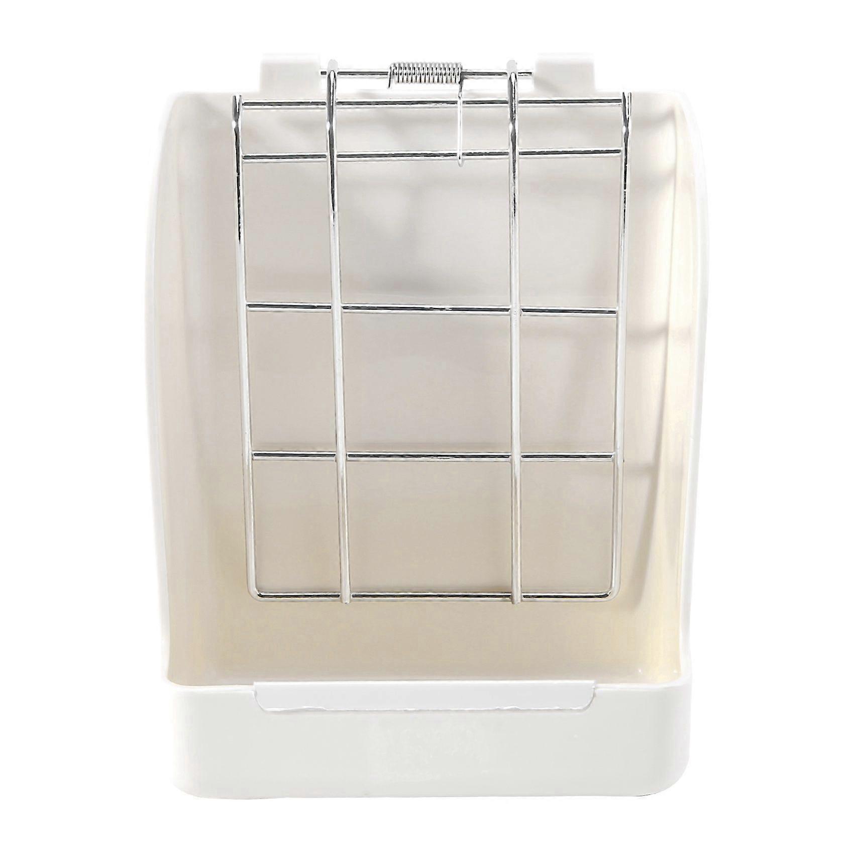 Rabbit Grass Frame Manger Rack For Rabbit Guinea Pig Fixed Flip-Up Holder Grass Basket Small Pet