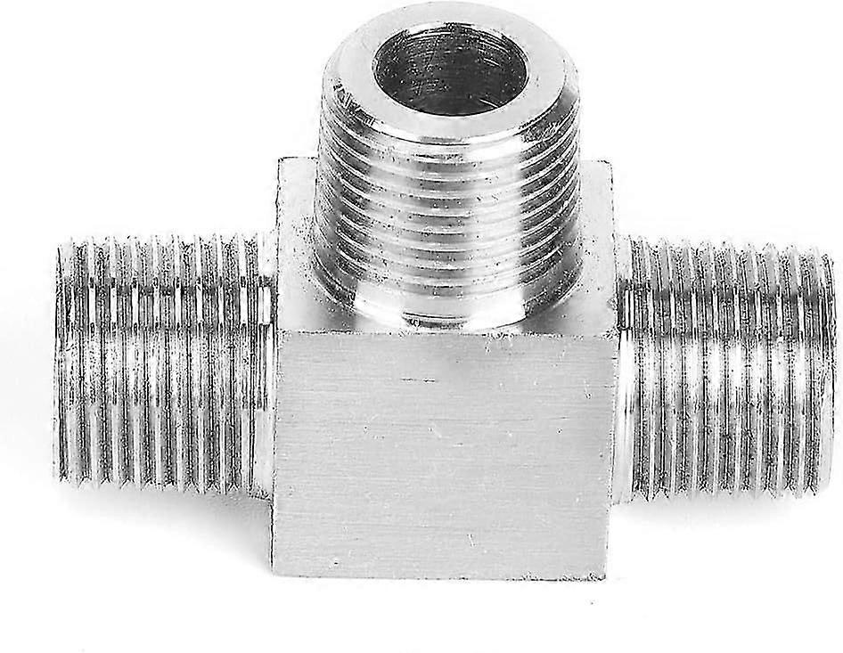2025 Latest Model 3/8 Compression Tee, Toilet Hose Connector 3 Way Pipe s 304 Stainless Steel Male