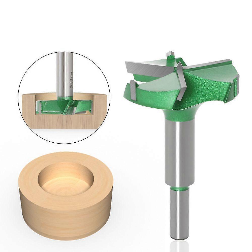 3 Tooth Sharp Woodworking Tool Knife Hole Saw Hinge Drill Round Shank Alloy