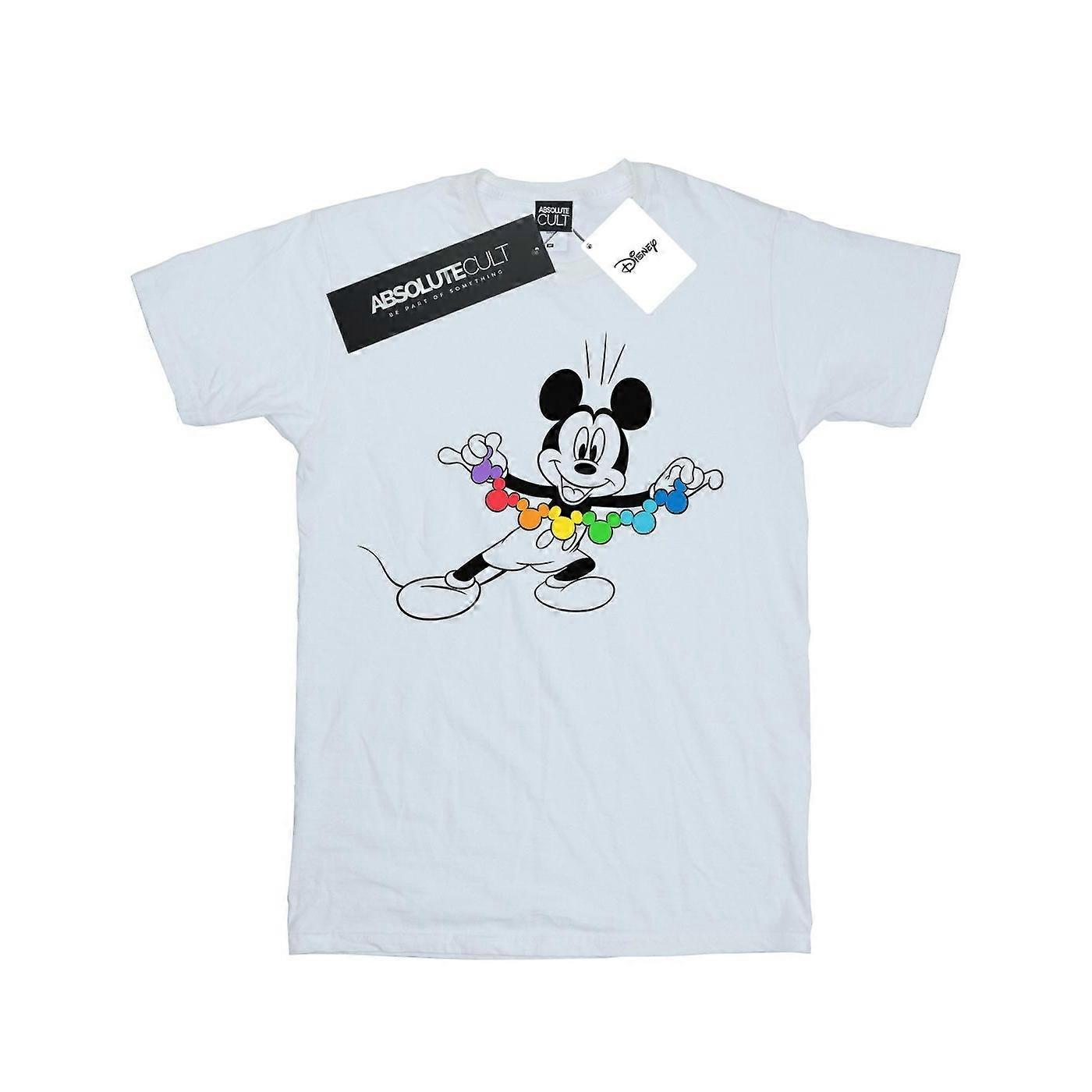 Disney Pánske tričko Mickey Mouse Rainbow Chain