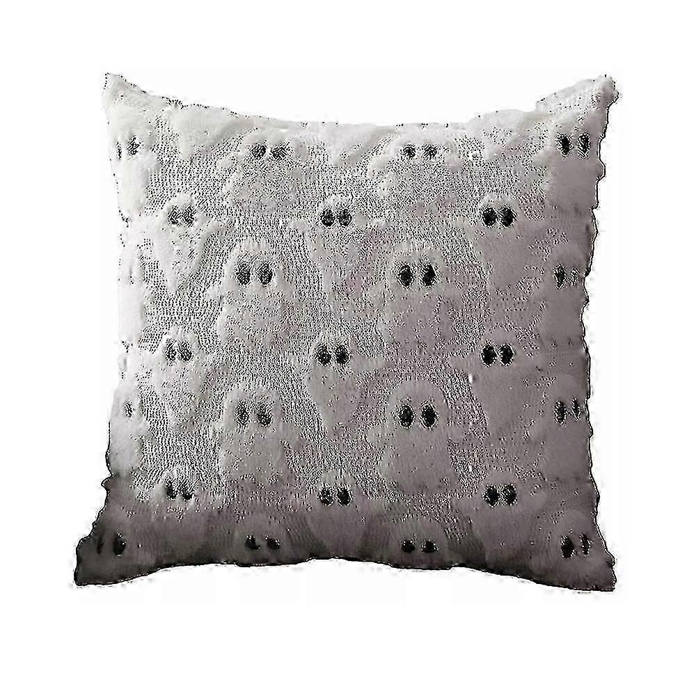 Ghost Cushion Covers Halloween Decorations 18x18 inch Cute Ghost Pillow Covers