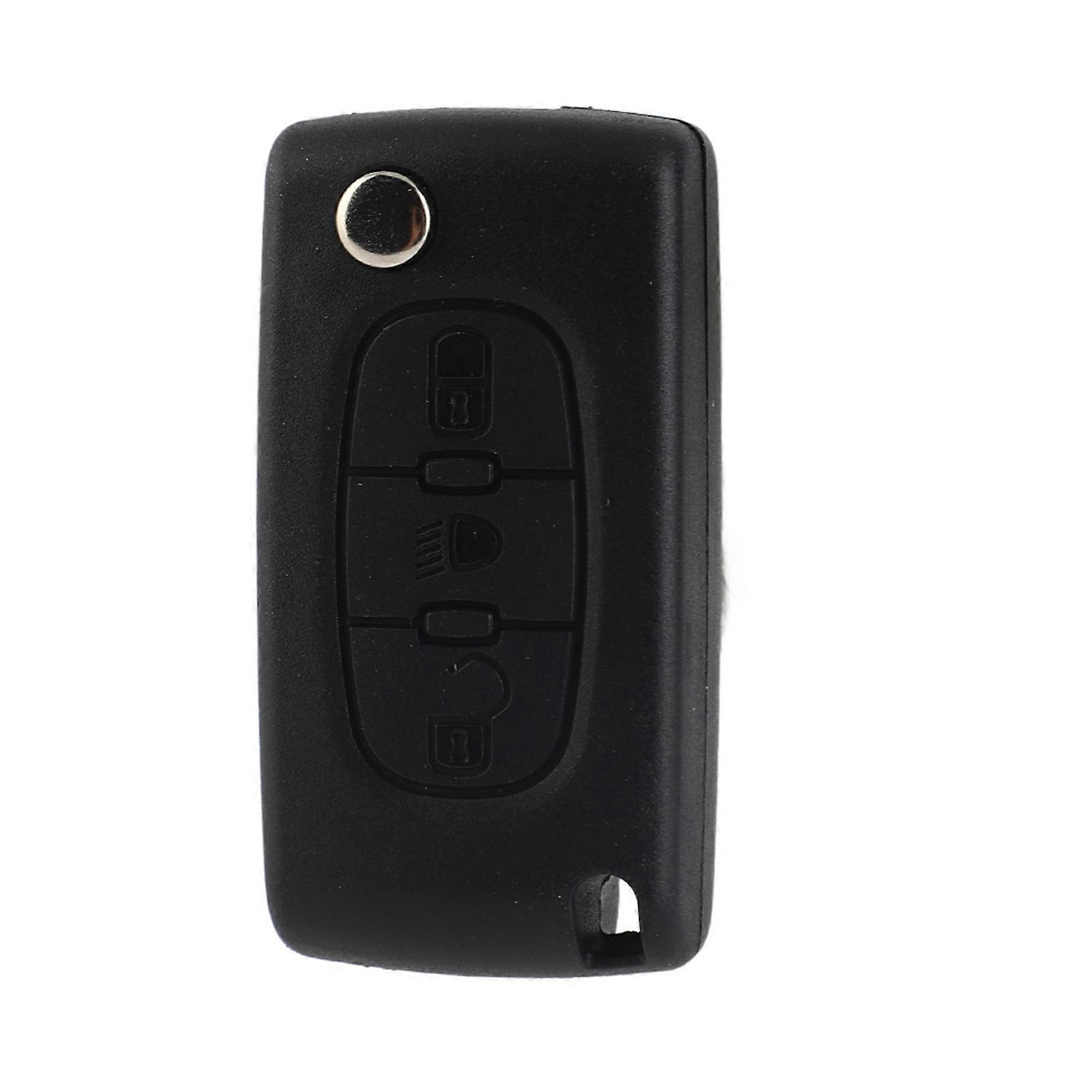 3 Button Car Remote Key Fob Case Cover Shell Compatible with C3 C4 C5 C6 Picasso