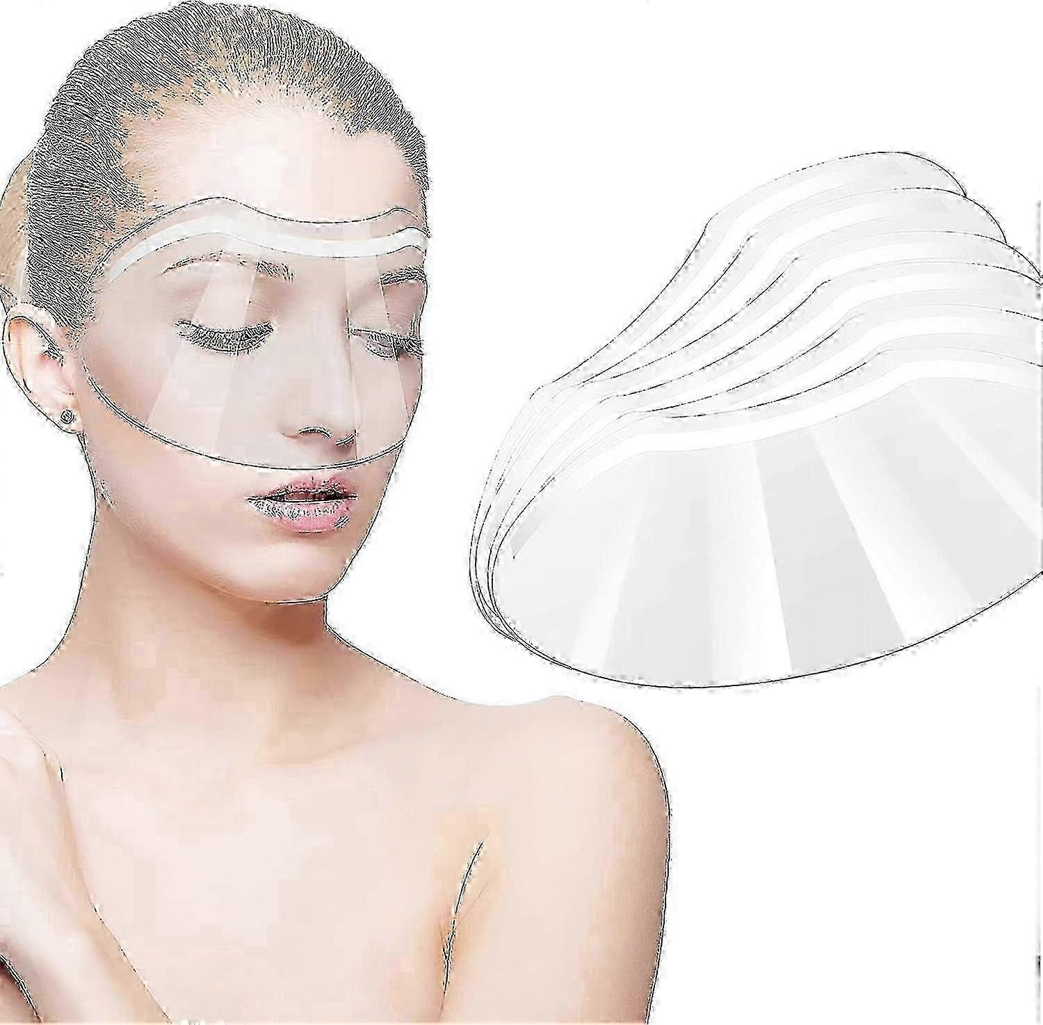 Disposable Clear Face Shield for Microblading, Salon & Eyelash Extensions - 3 Pack (150pcs) 2025