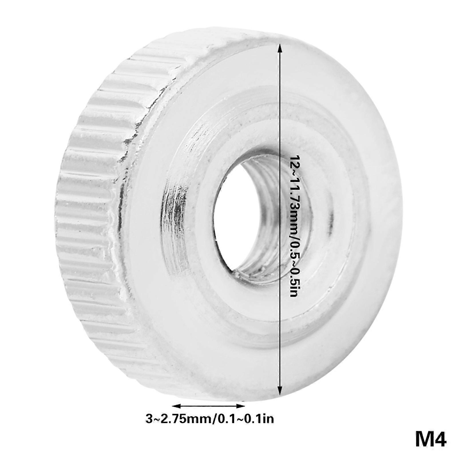 10 écrous moletés à poignée GB807 M4 M5 M6 M8 M10 (M4)