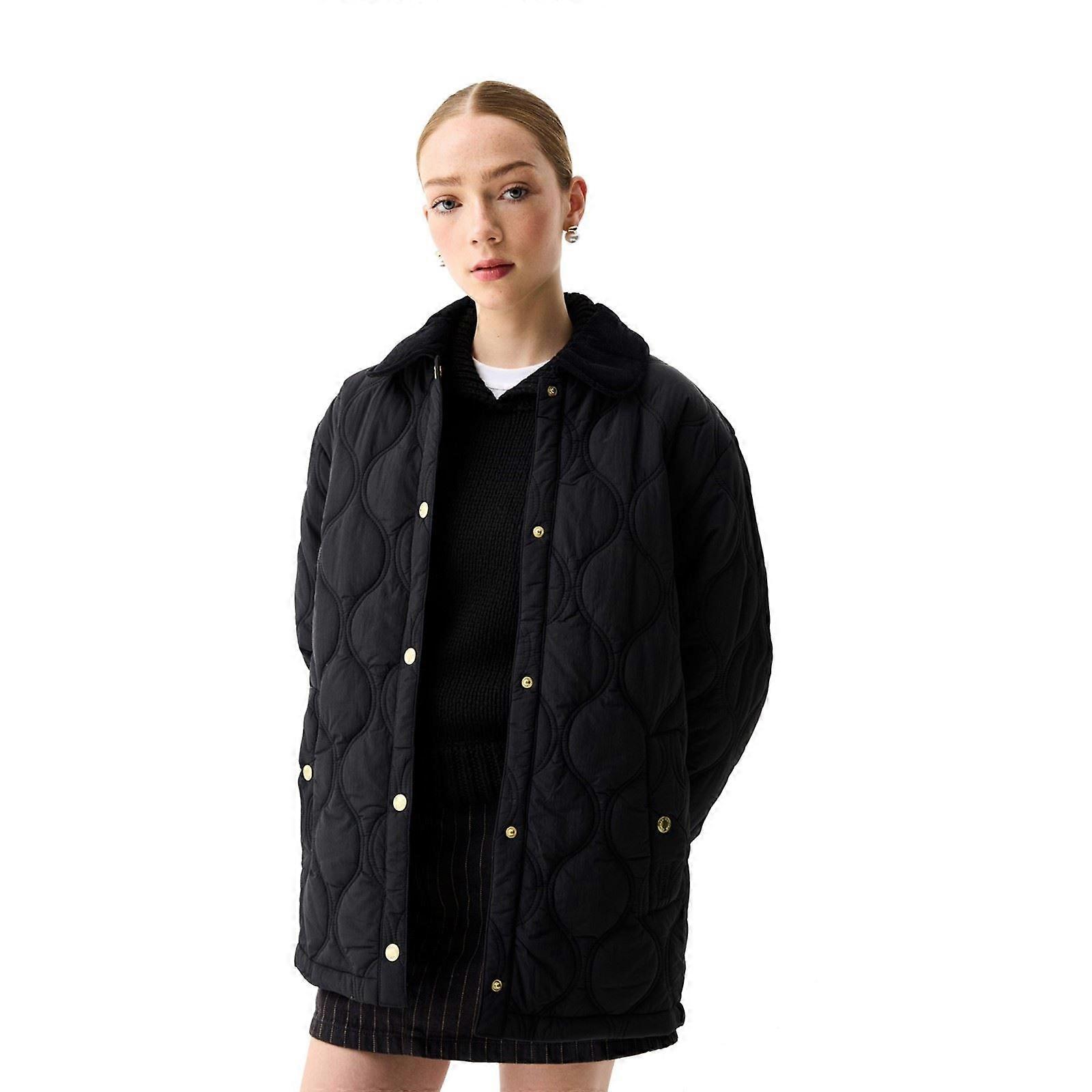 Hunter Witton Quilted Shacket Women's Black Quilted Jackets