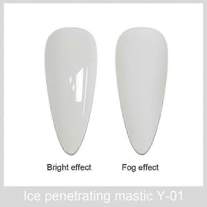Ice Through Gel Nail Polish Transparent Jelly Polish Top Coat Soak Off UV Gel Art