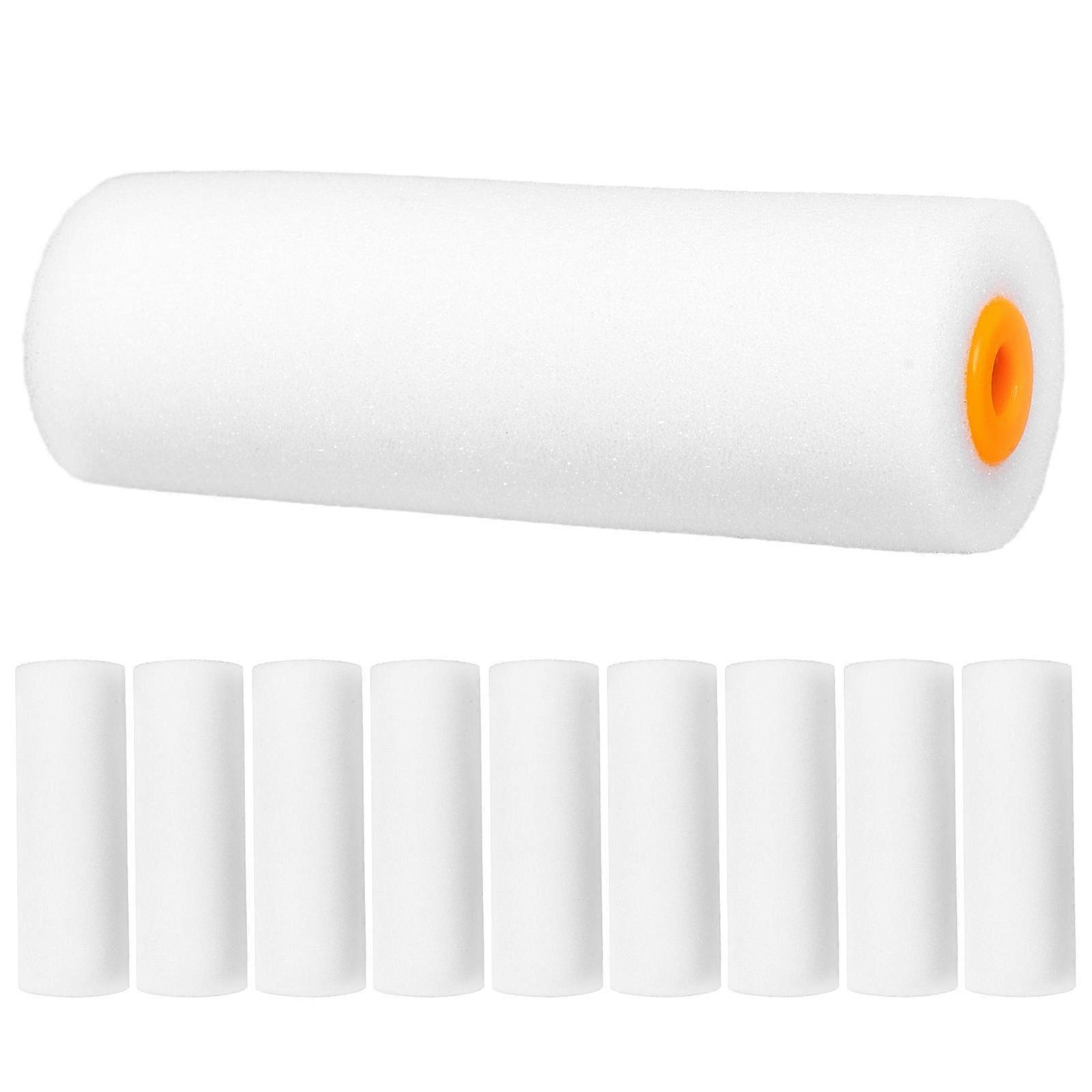 10Pcs Painting Roller Small Paint Roller Covers Replacement Texture Roller Sleeves Small Rollers