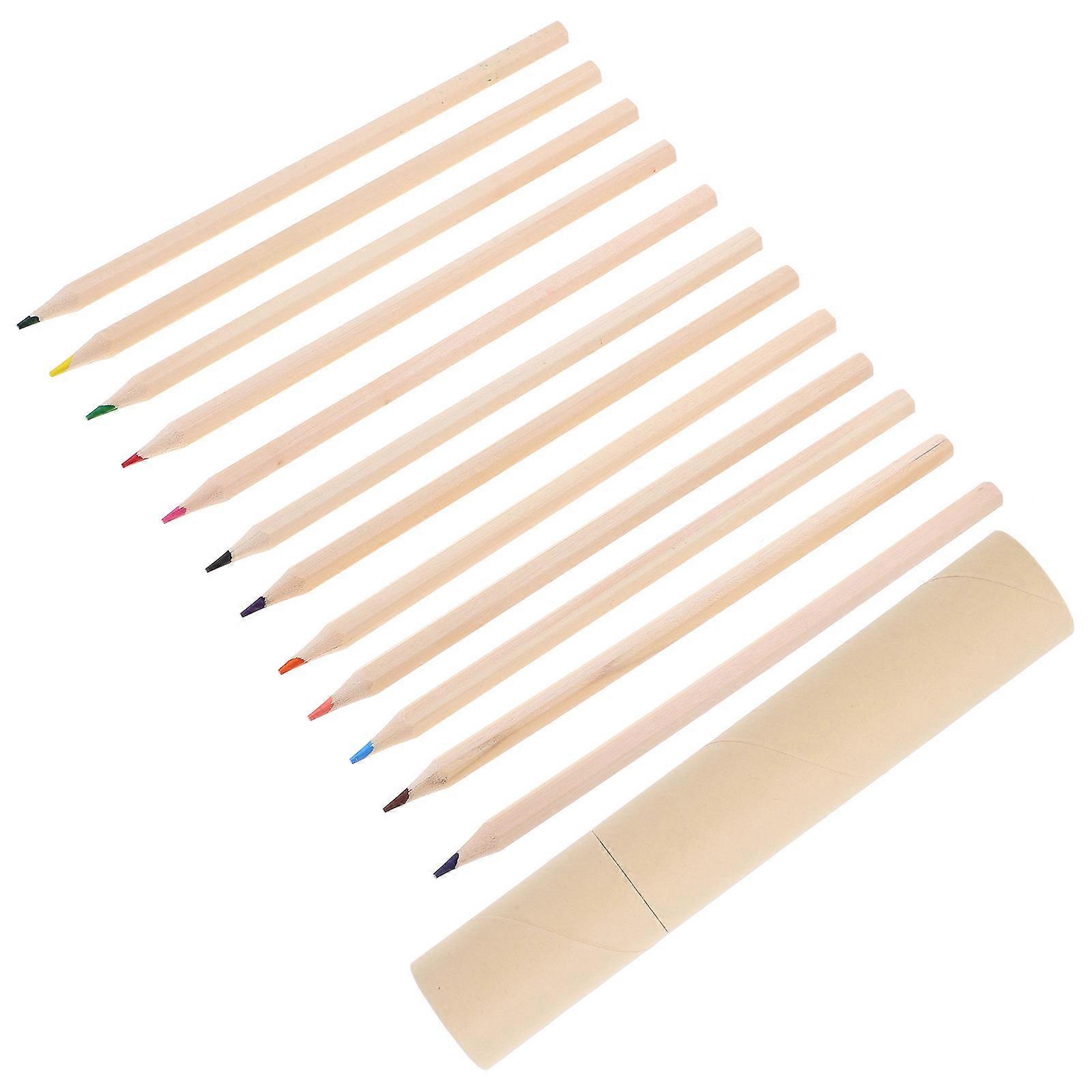 Painting Colored Pencils Decorative Painting Pencils for Writing Use 3 Boxes 12Pcs