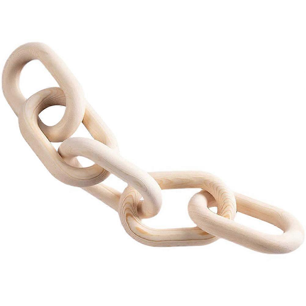 Wood Chain Pendant for Rustic Wall Decoration 3Pcs Wood Chain