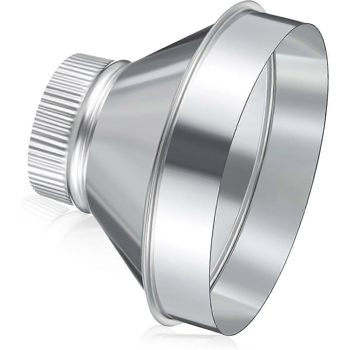 8 Inch to 4 Inch Duct Reducer Increaser Galvanized Steel Air Duct Adapter Round Crimped Pipe Connec